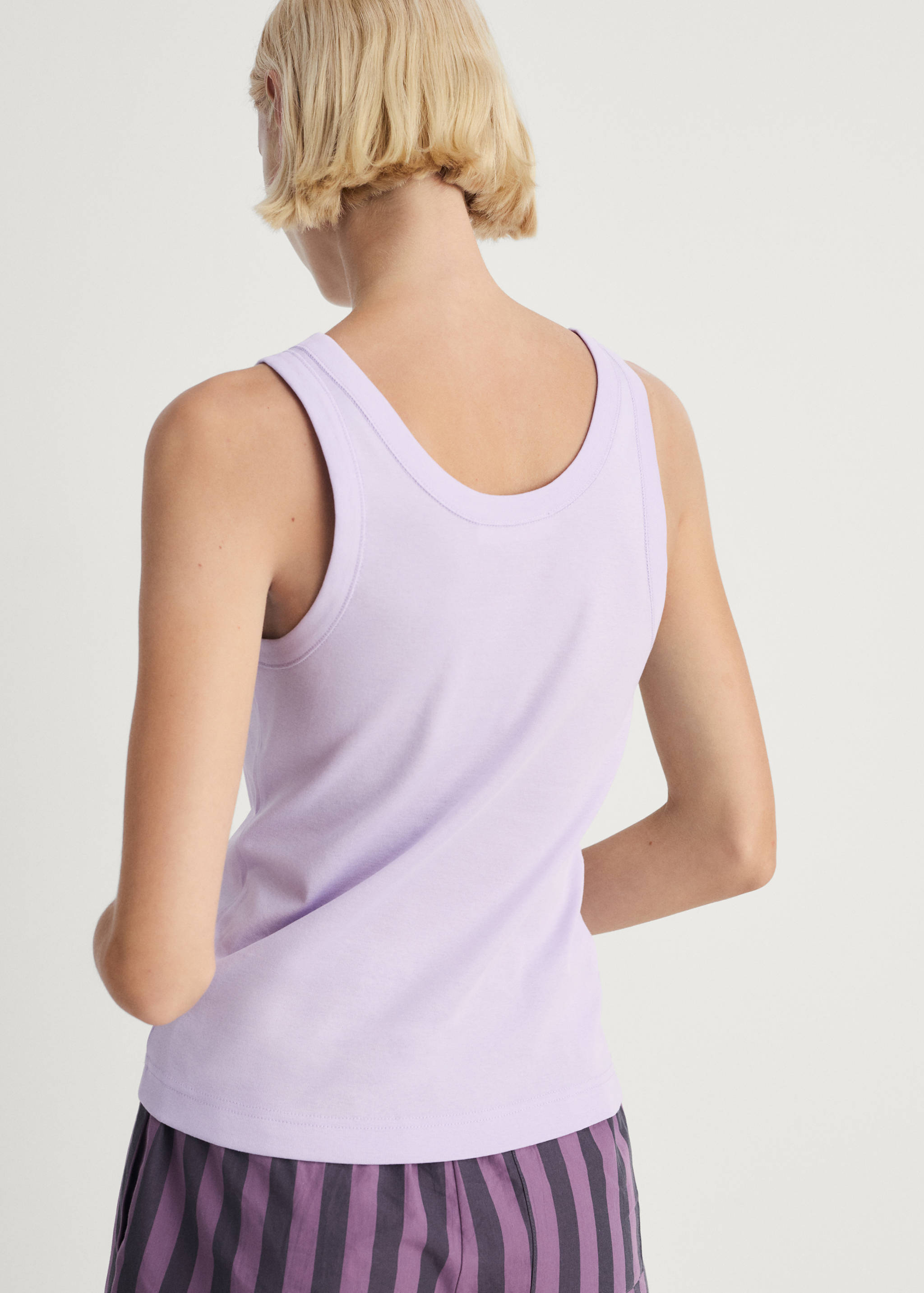 100% cotton pyjama top - Reverse of the article