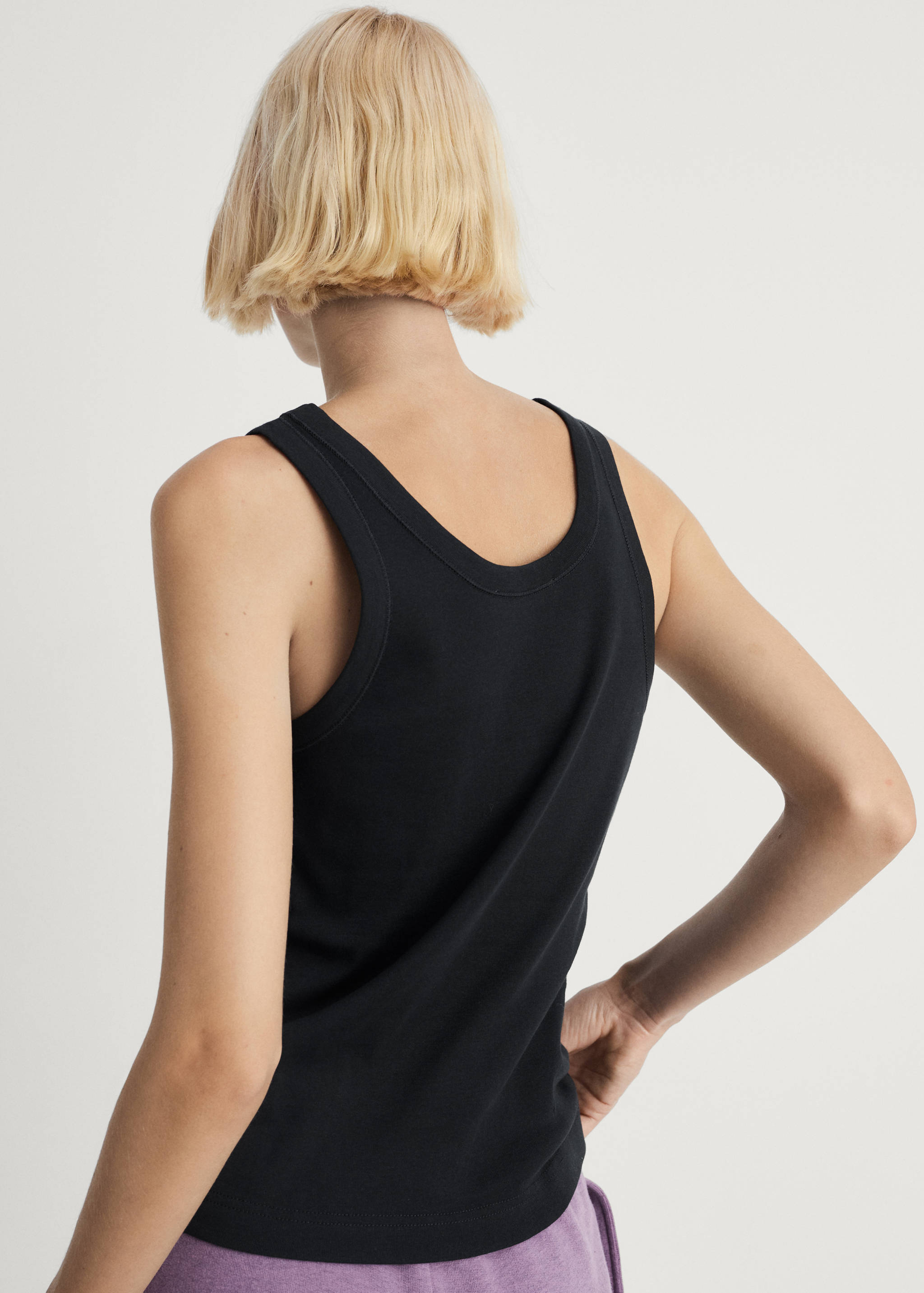 100% cotton pyjama top - Reverse of the article