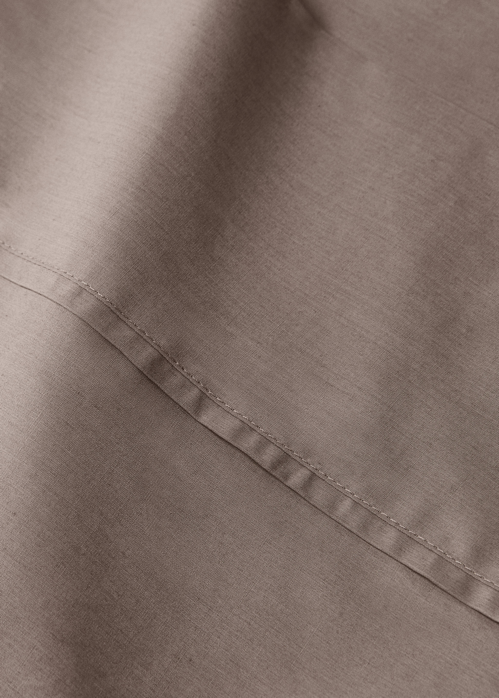 300-thread count percale cotton top sheet for 90 cm bed - Details of the article 1