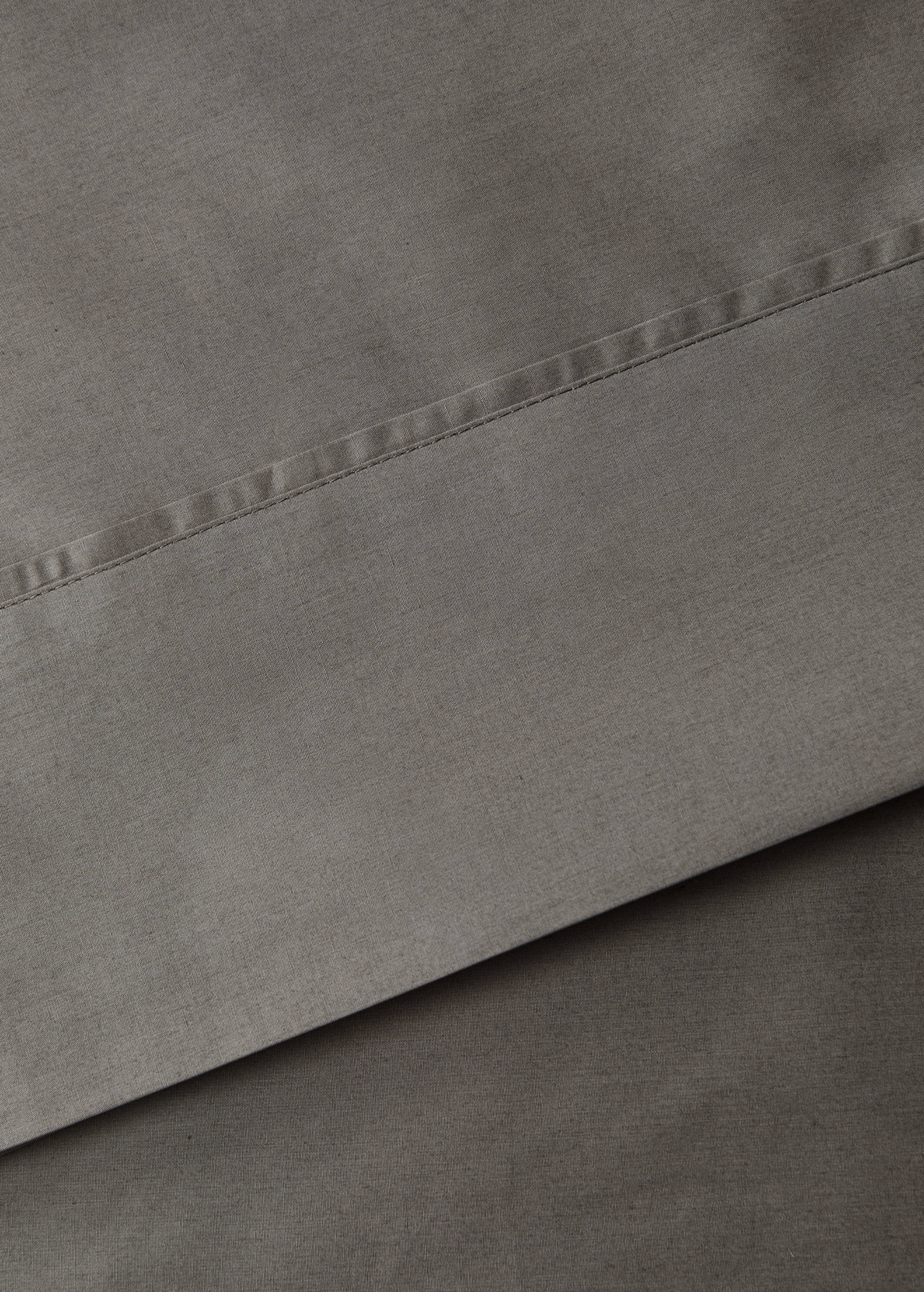 300-thread count percale cotton top sheet for 90 cm bed - Details of the article 1