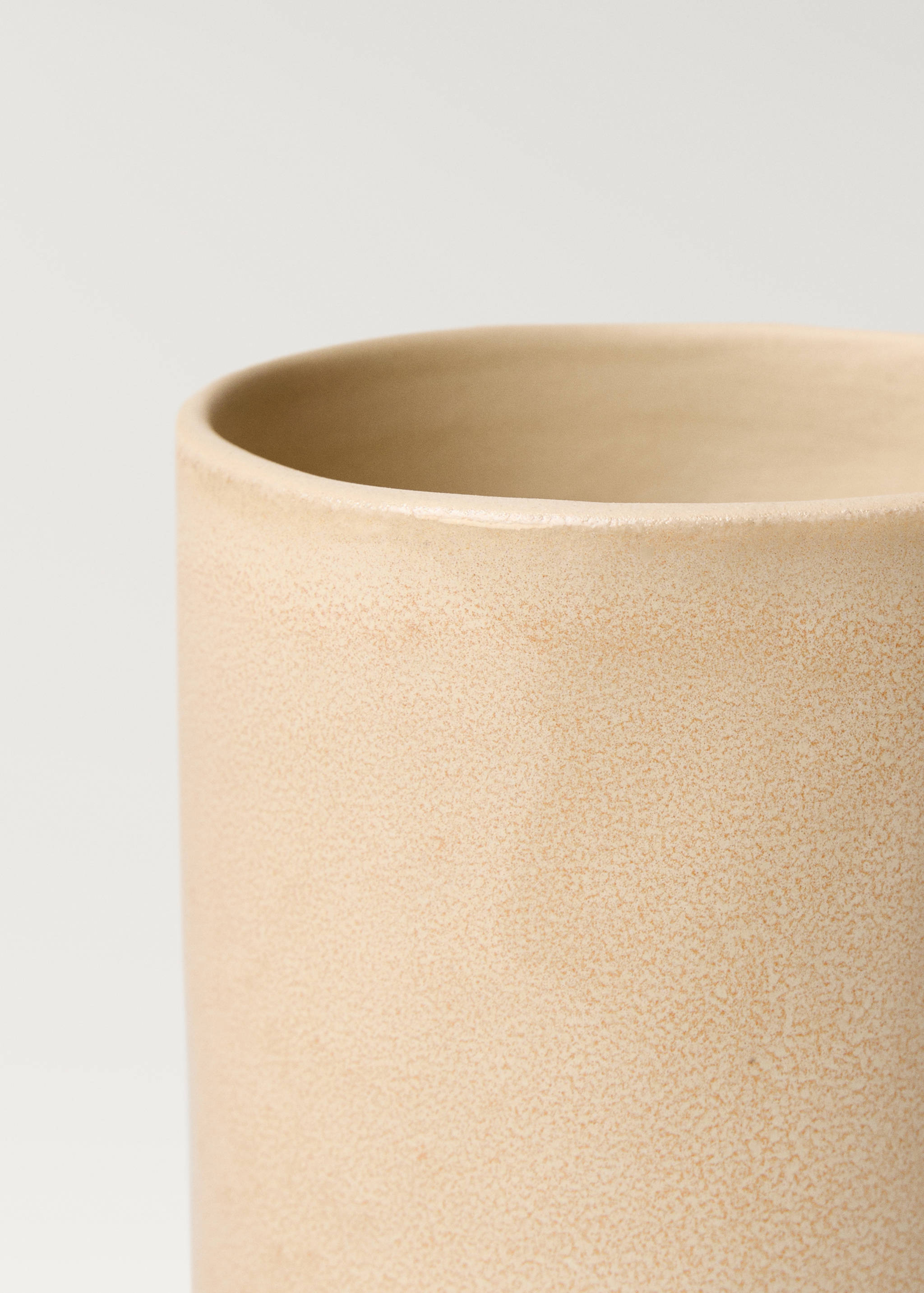 Stoneware cylindrical vase 20cm - Details of the article 1