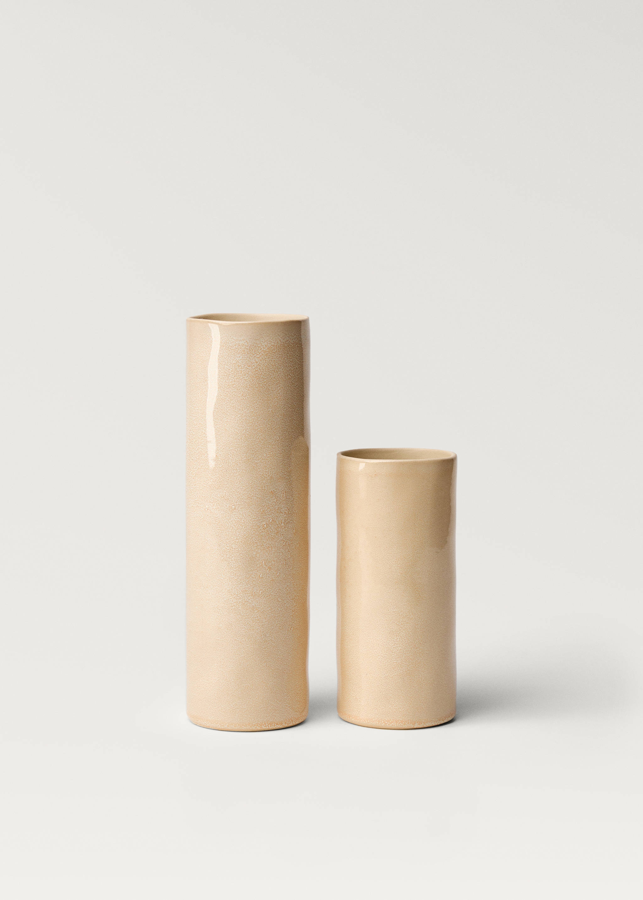 Stoneware cylindrical vase 20cm - Details of the article 3