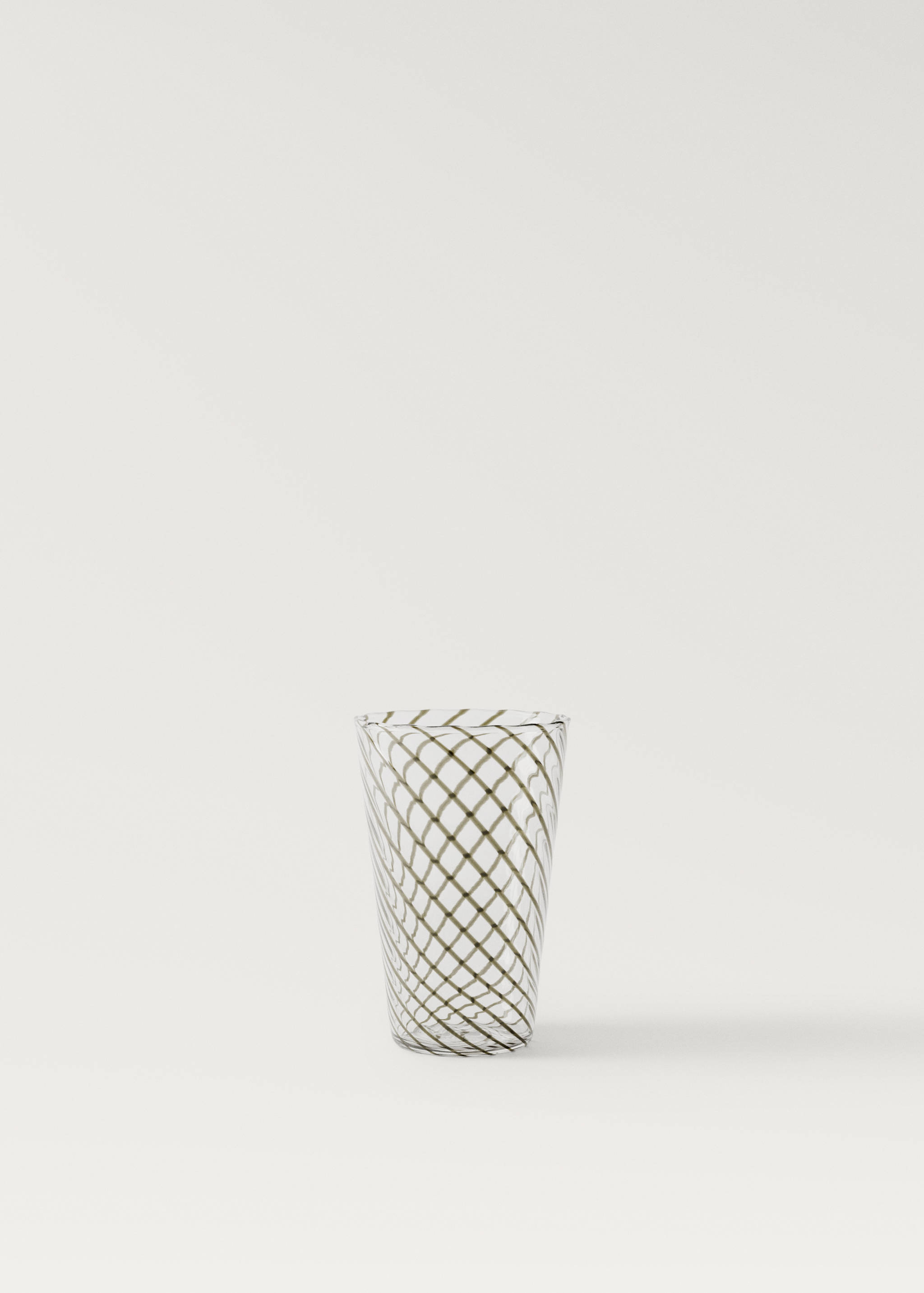 Medium borosilicate glass with coloured spiral - Article without model