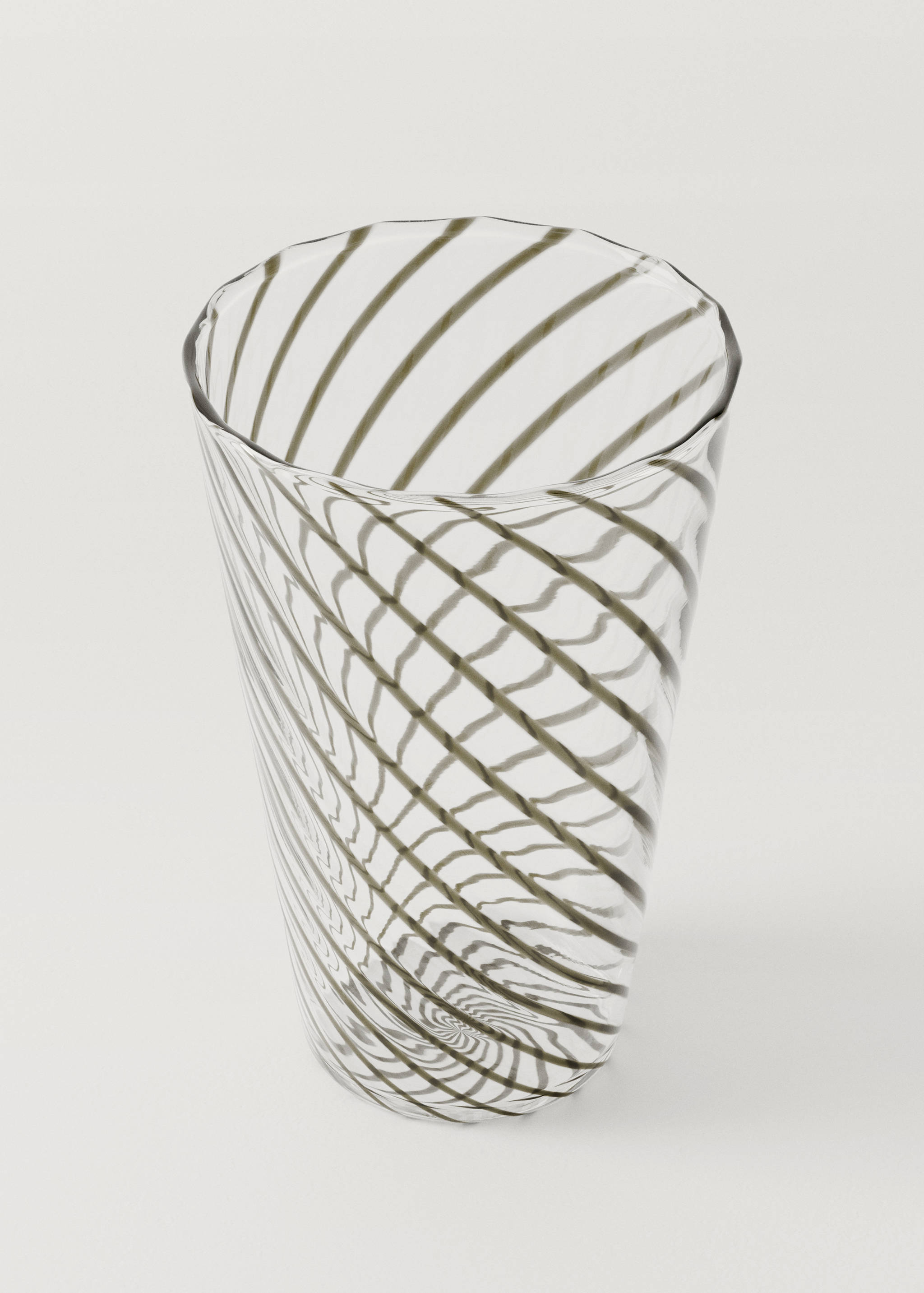 Medium borosilicate glass with coloured spiral - Details of the article 1