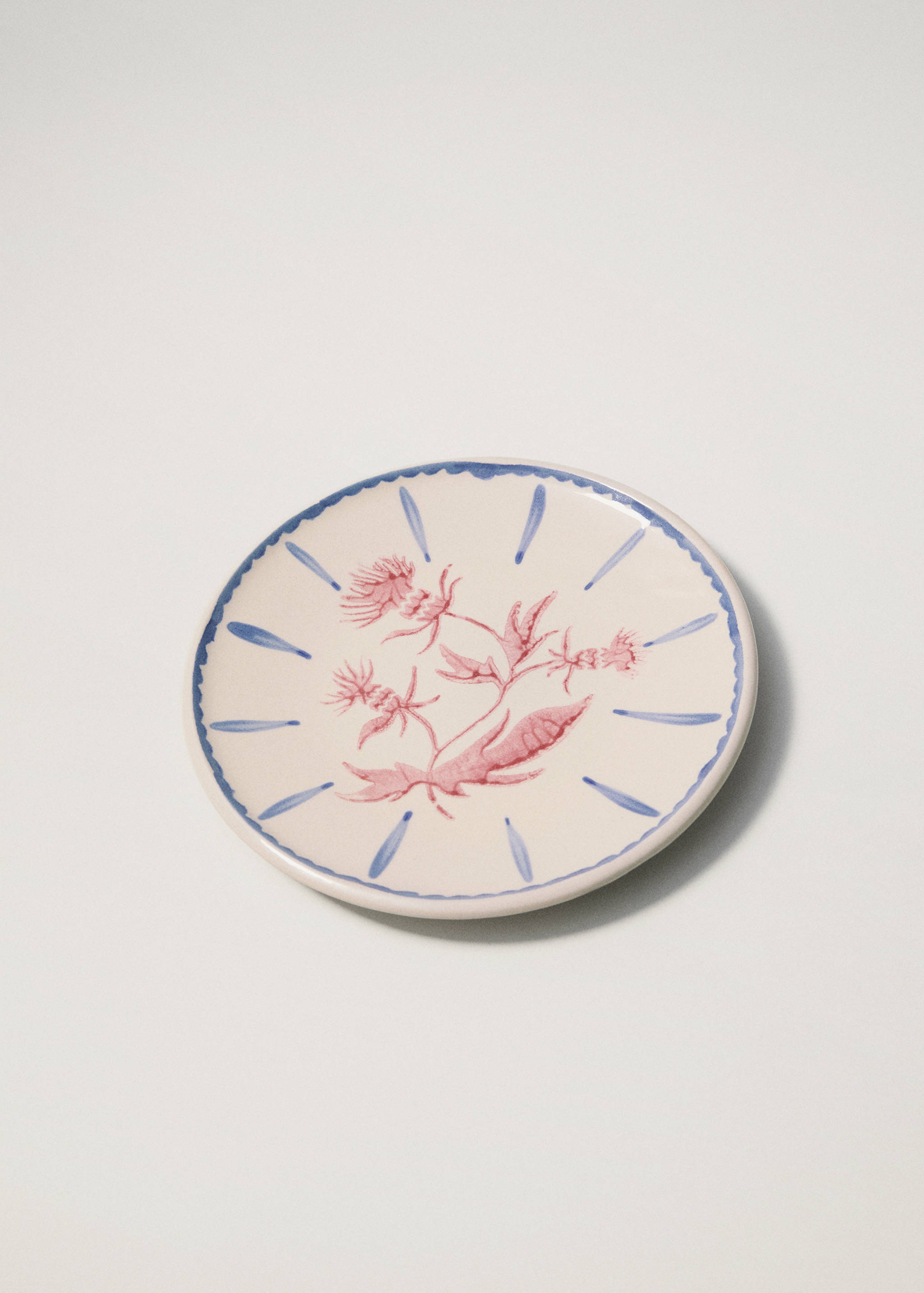 Hand-painted terracotta dessert plate - Details of the article 8