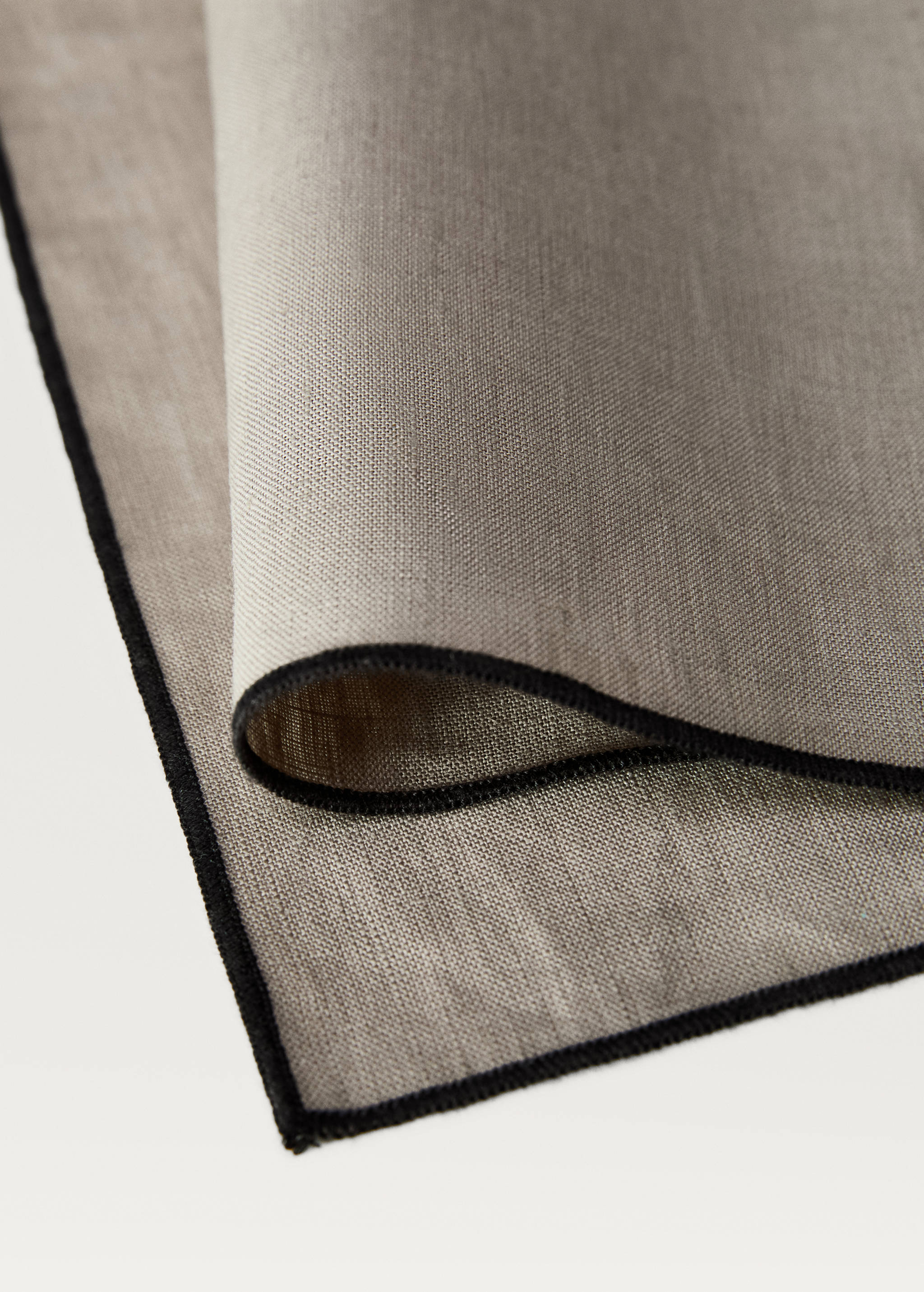 Kenar detaylı keten Amerikan servis - Ürün detayı 1