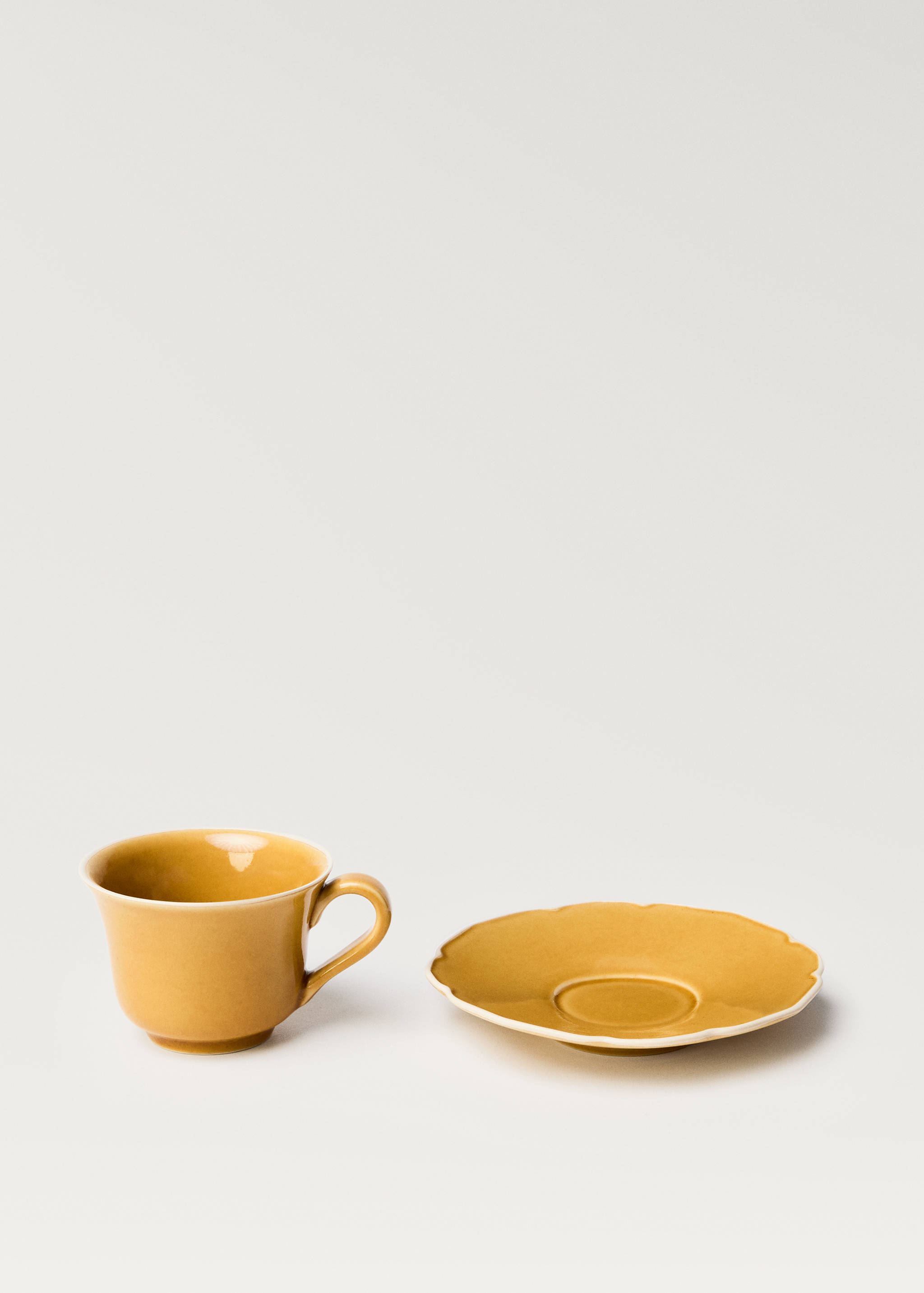 Cană de ceai din ceramică cu onduleuri - Detaliu al articolului 3