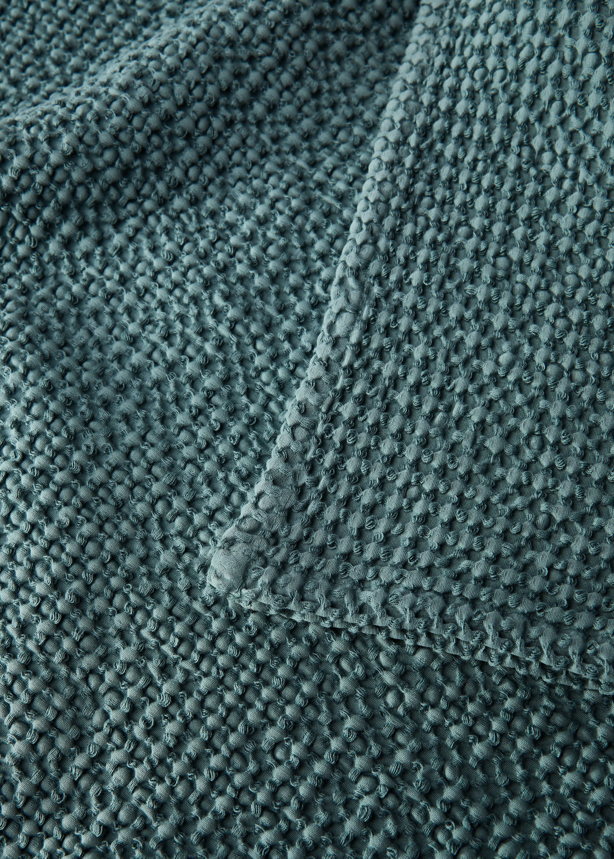 Conxa cotó garment-dyed waffle llit 130/150 cm - Detall de l'article 2