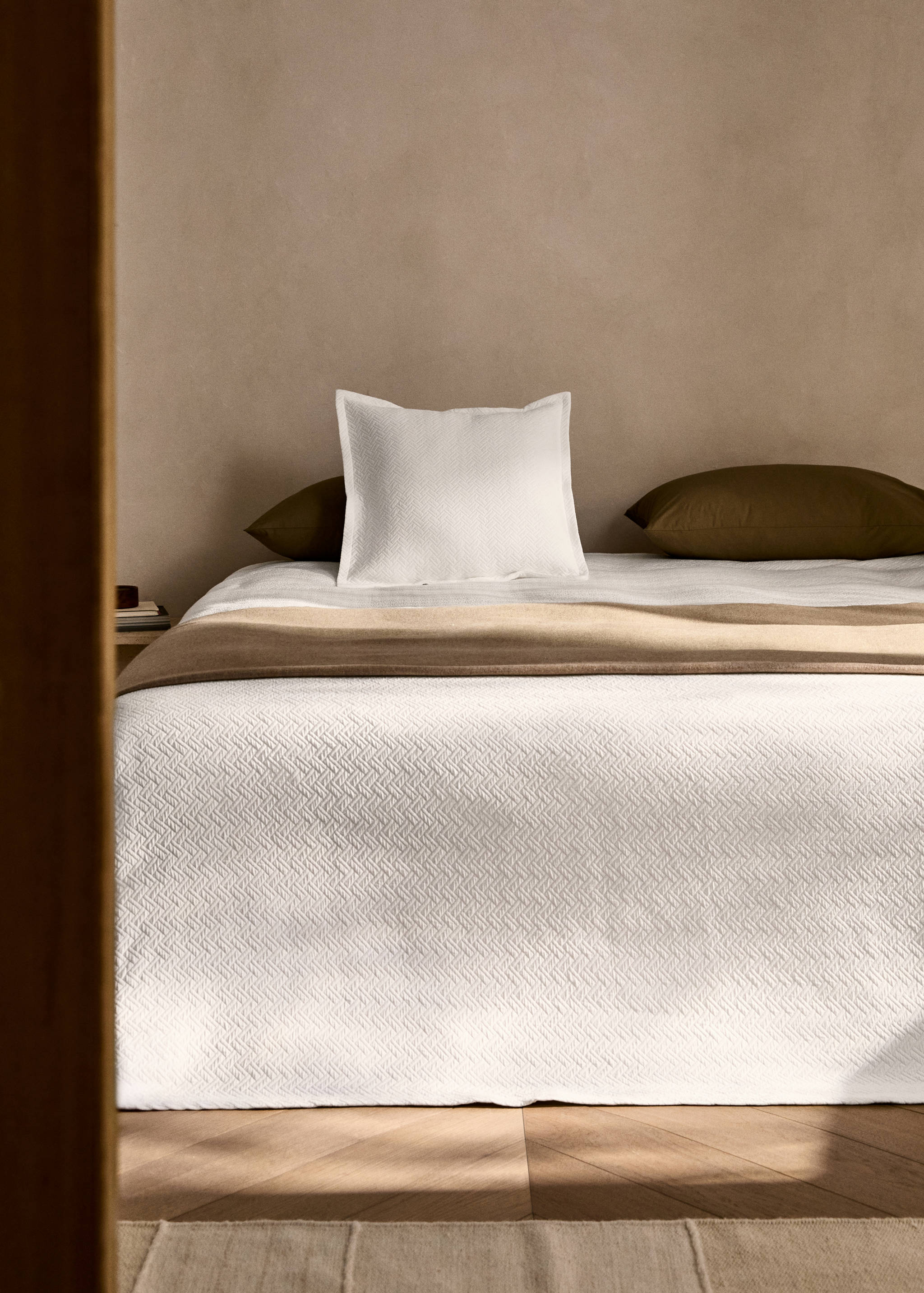 Geometrisch jacquard katoenen sprei, bed 90/105 cm - Detail van het artikel 8