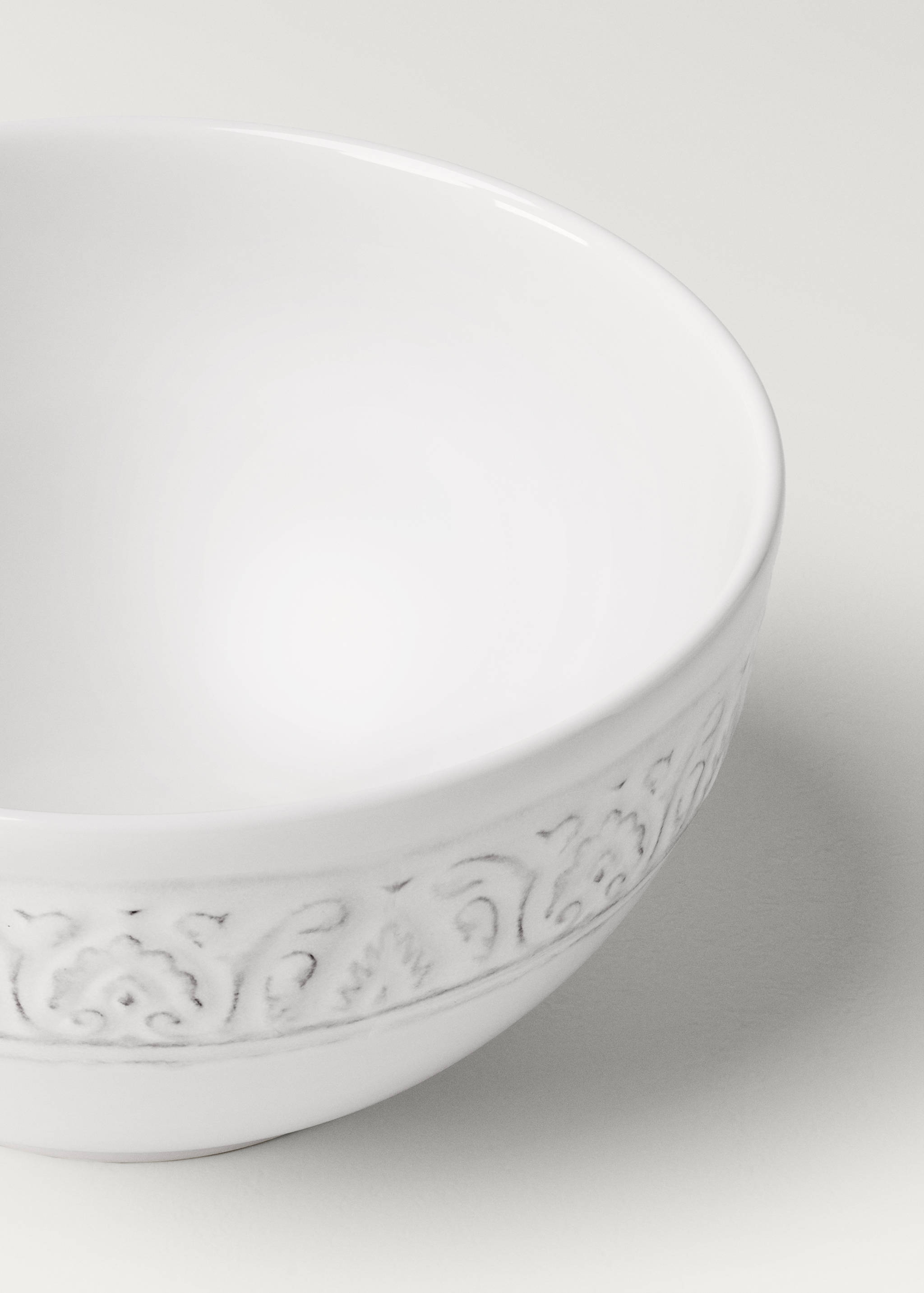 Skål i stengods med bårdkant - Detaljer om artikeln 2