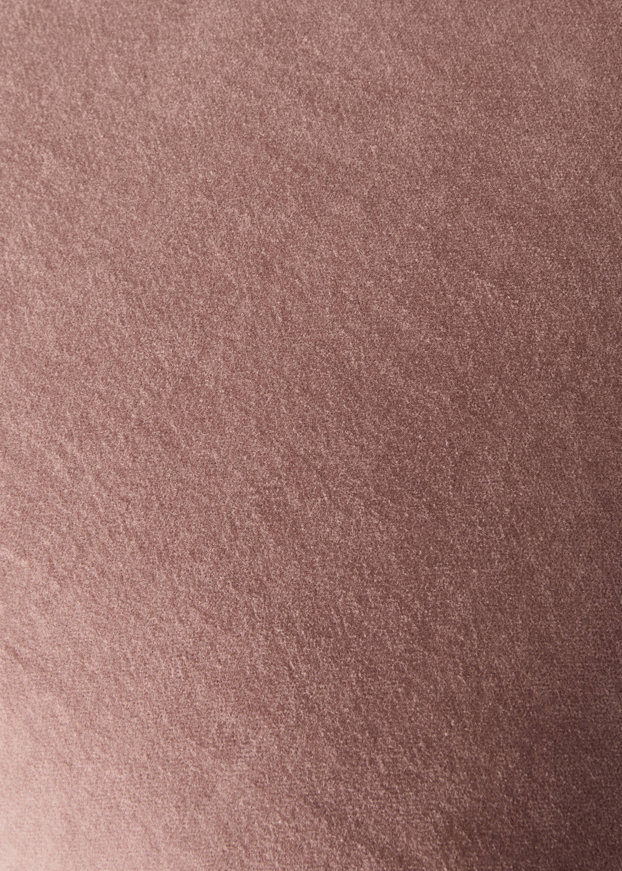 Velvet cushion cover with seam detail 50x50 cm - Details of the article 4