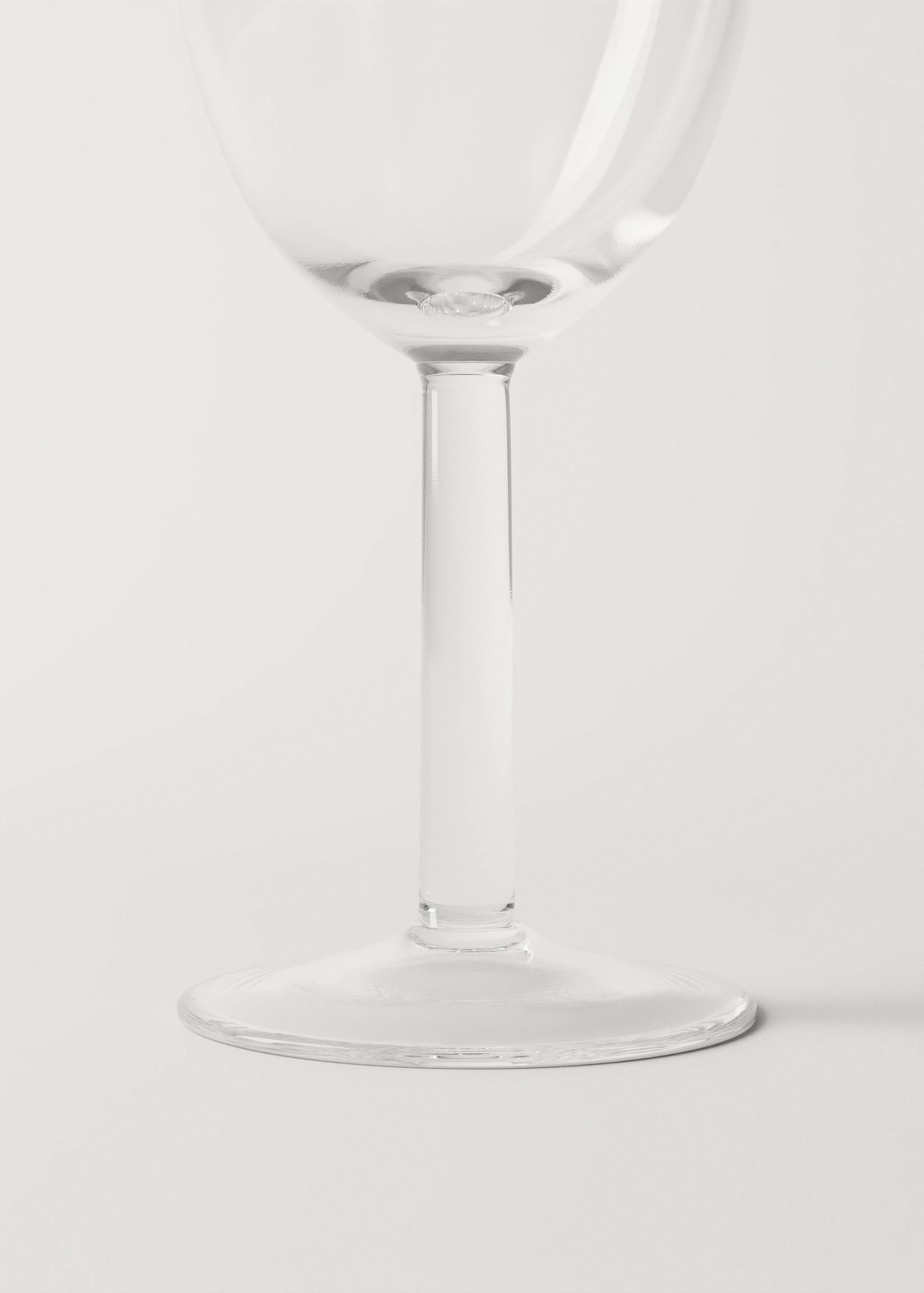 Grand verre à pied en verre soufflé à la main - Détail de l'article 3