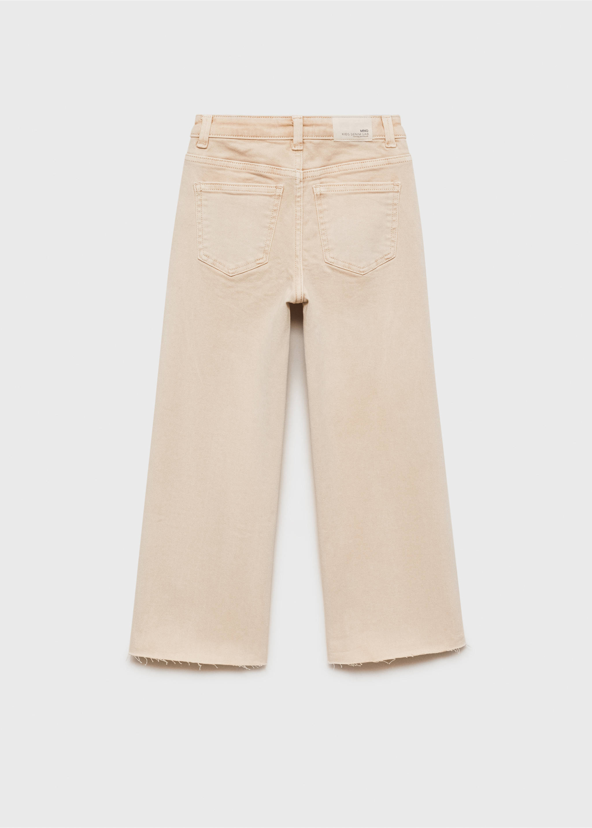 Utility pocket jeans - Reverse of the article, Ecru. Ref: 87053270-00.