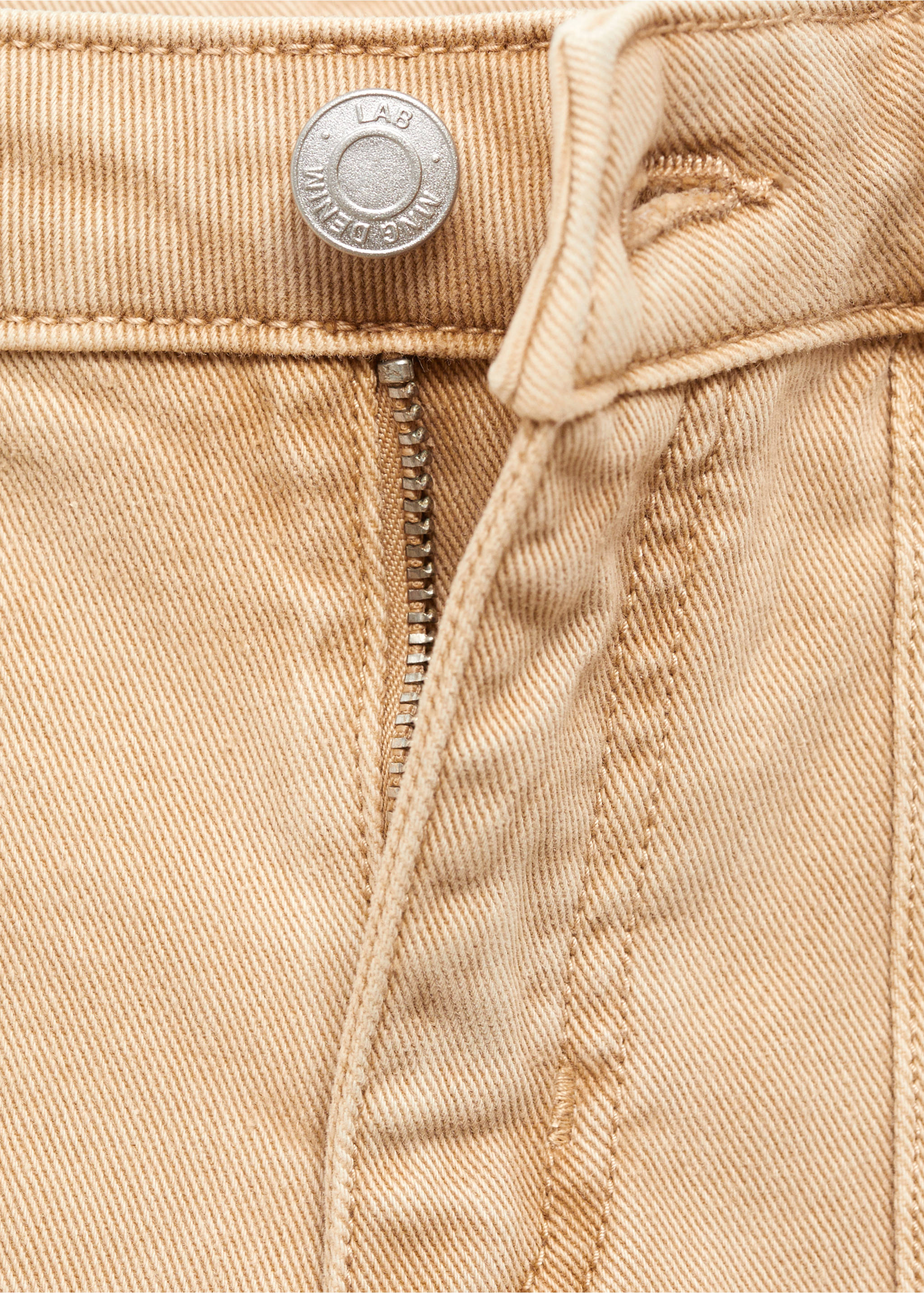 Utility pocket jeans - Details of the article 8, Medium Brown. Ref: 87053270-00.