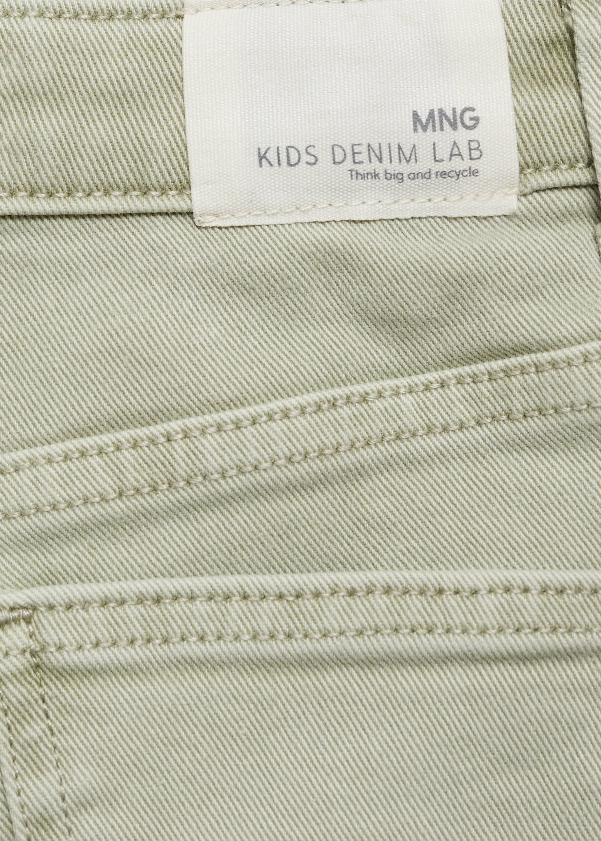 Utility pocket jeans - Details of the article 0, Green. Ref: 87053270-00.