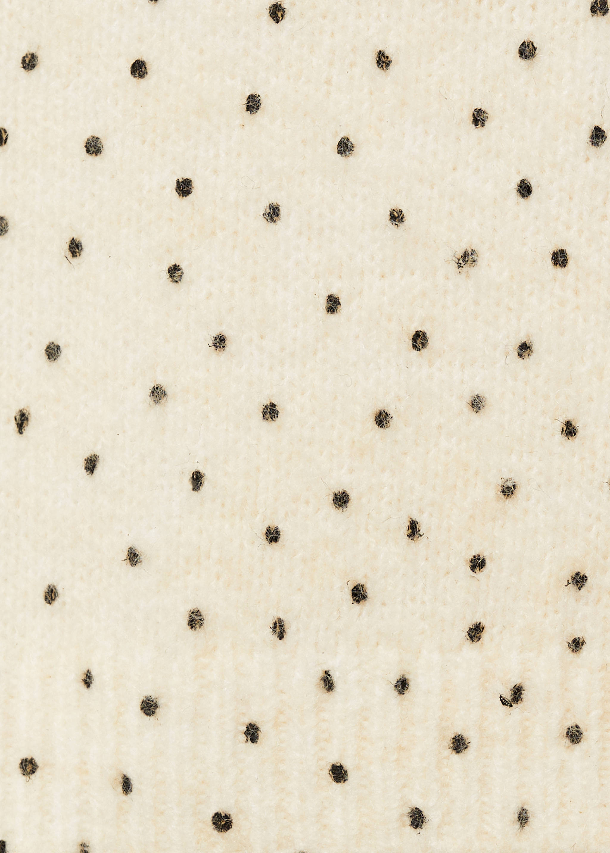 Polka-dot knitted sweater - Details of the article 0