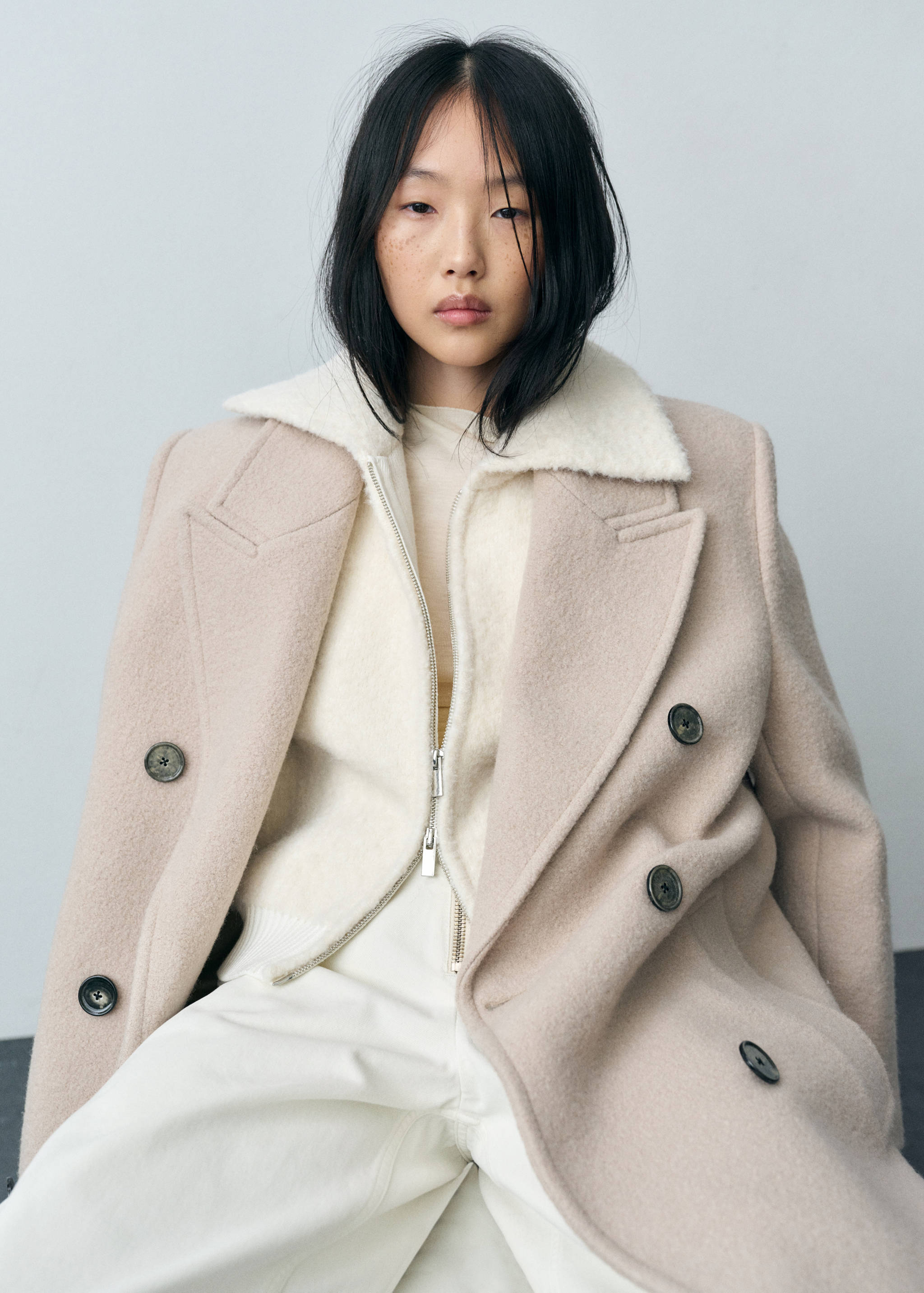 Bouclé wool-blend jacket - Details of the article 2