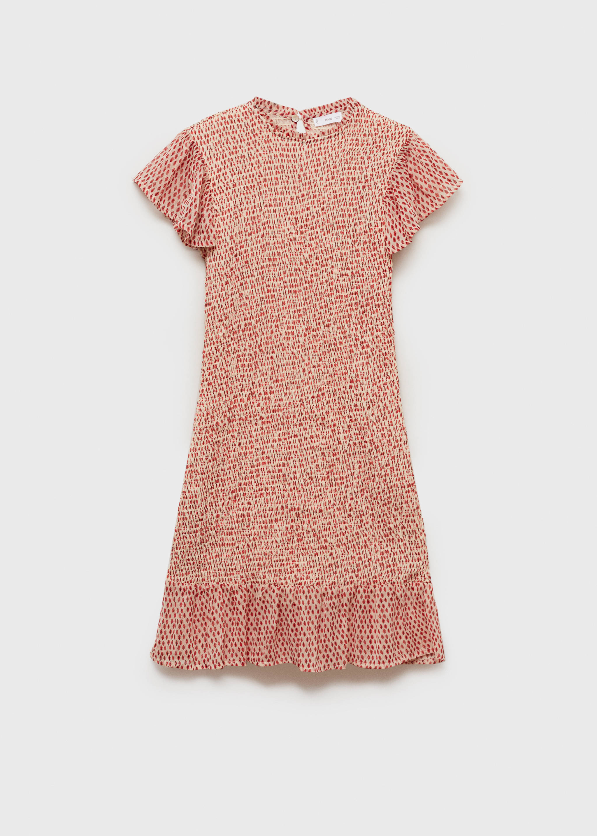 Gekräuseltes Printkleid - Artikel ohne Model