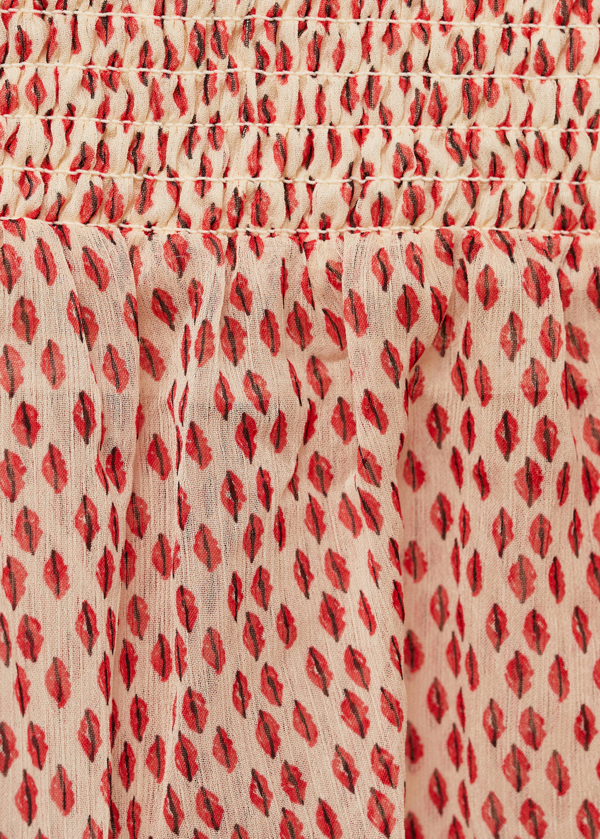 Gekräuseltes Printkleid - Detail des Artikels 8