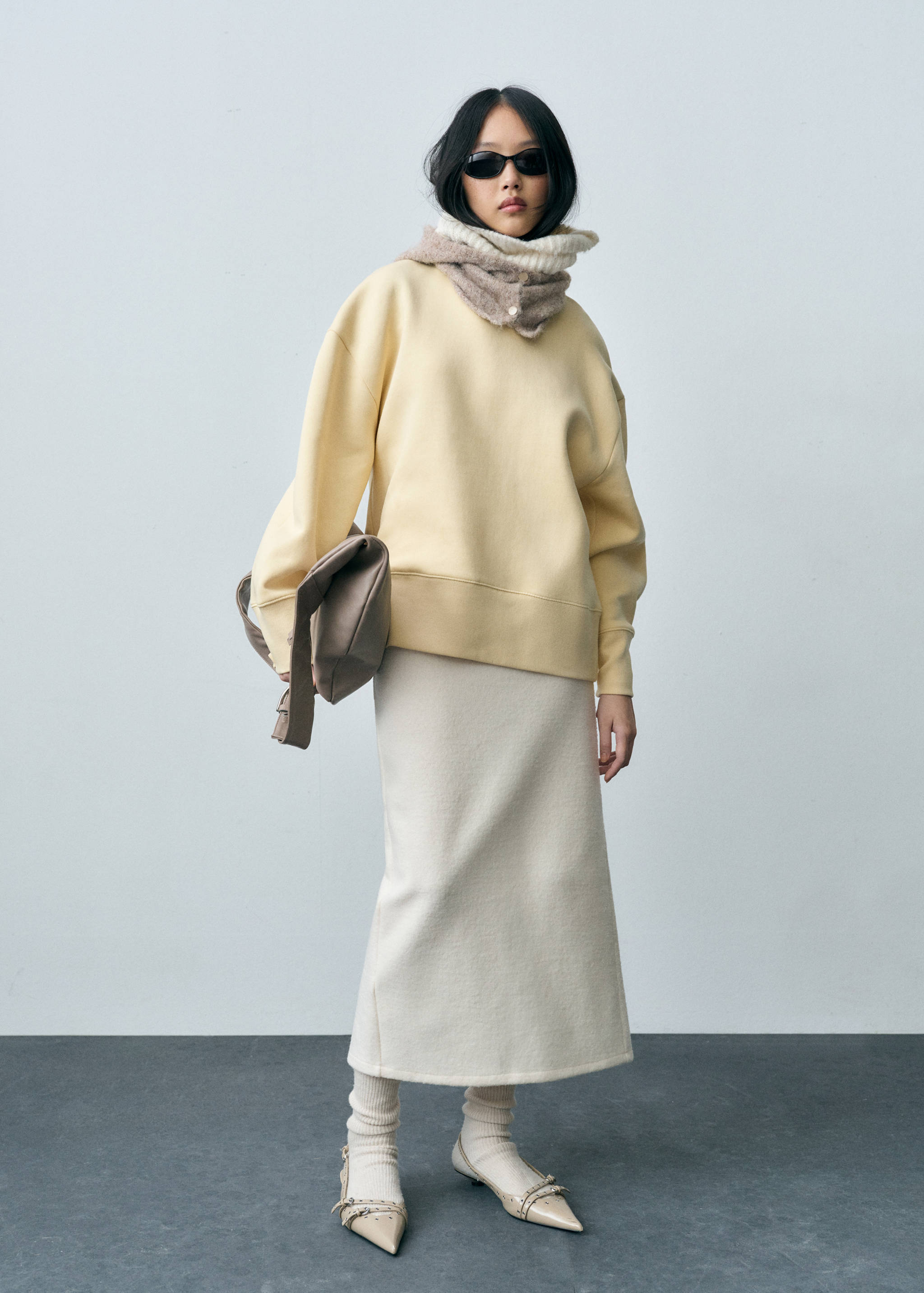 Sudadera oversize algodón - Plano general