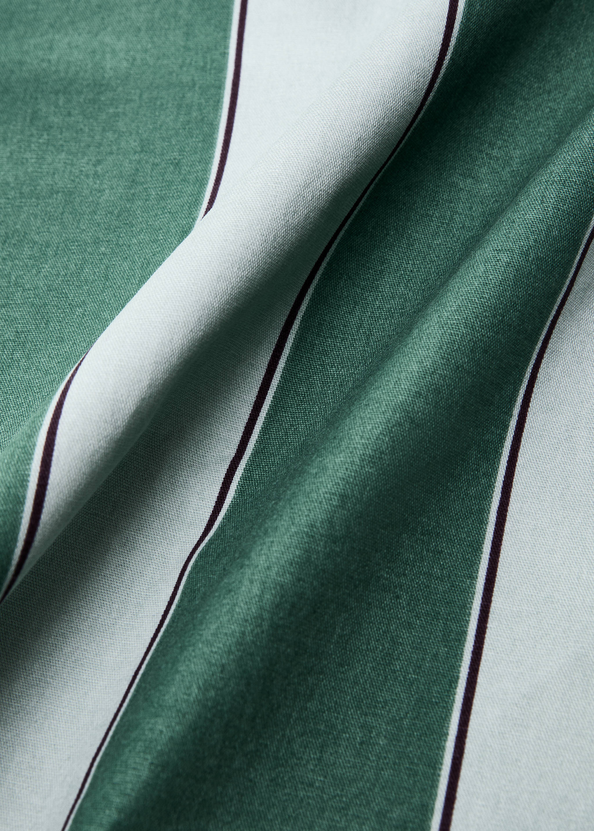 Βαμβακερό ριγέ τραπεζομάντιλο με ρητίνη για 2 έως 4 άτομα - Λεπτομέρεια του προϊόντος 1