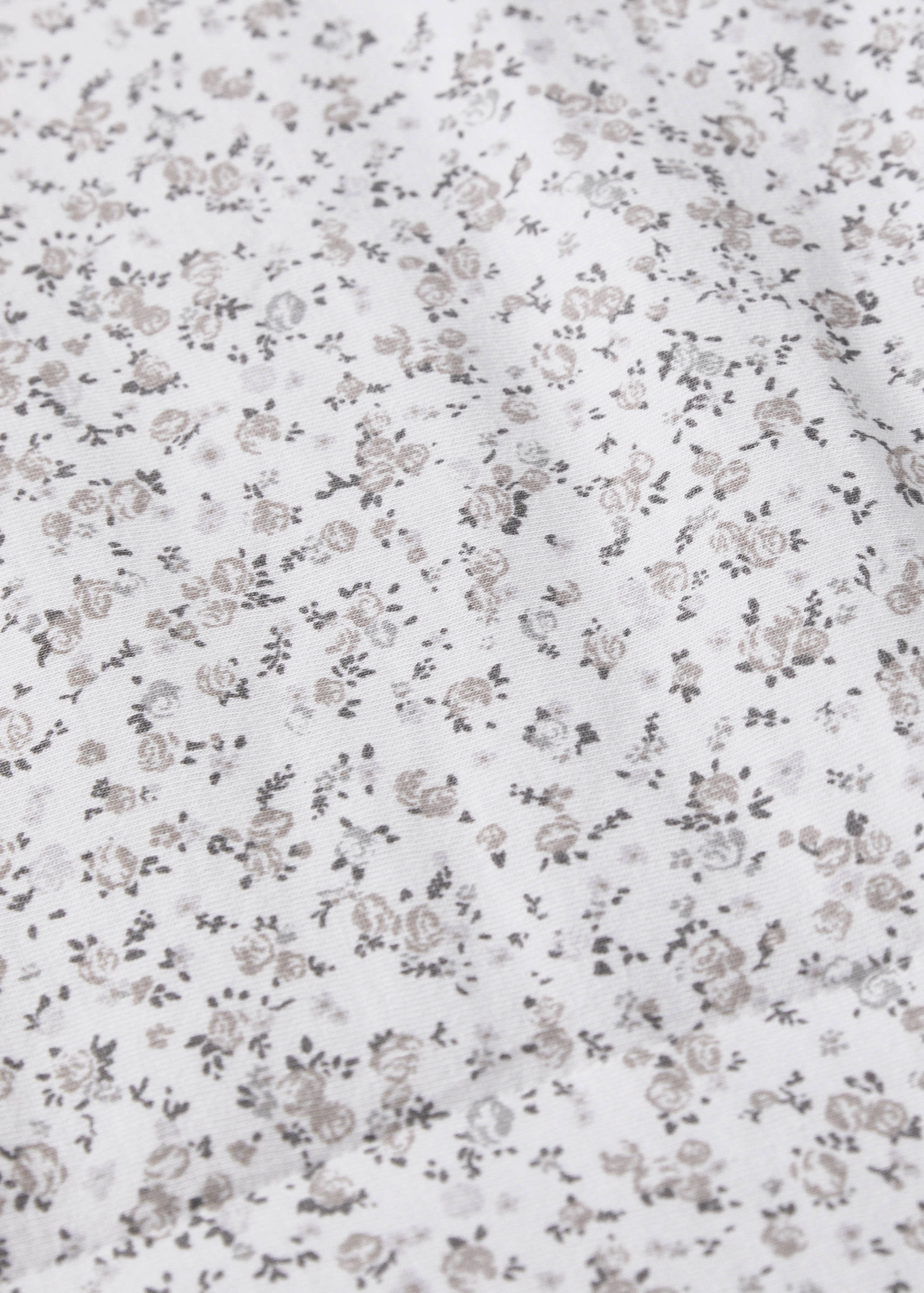 Tapis à langer portable enfant coton imprimé mini fleur - Détail de l'article 4