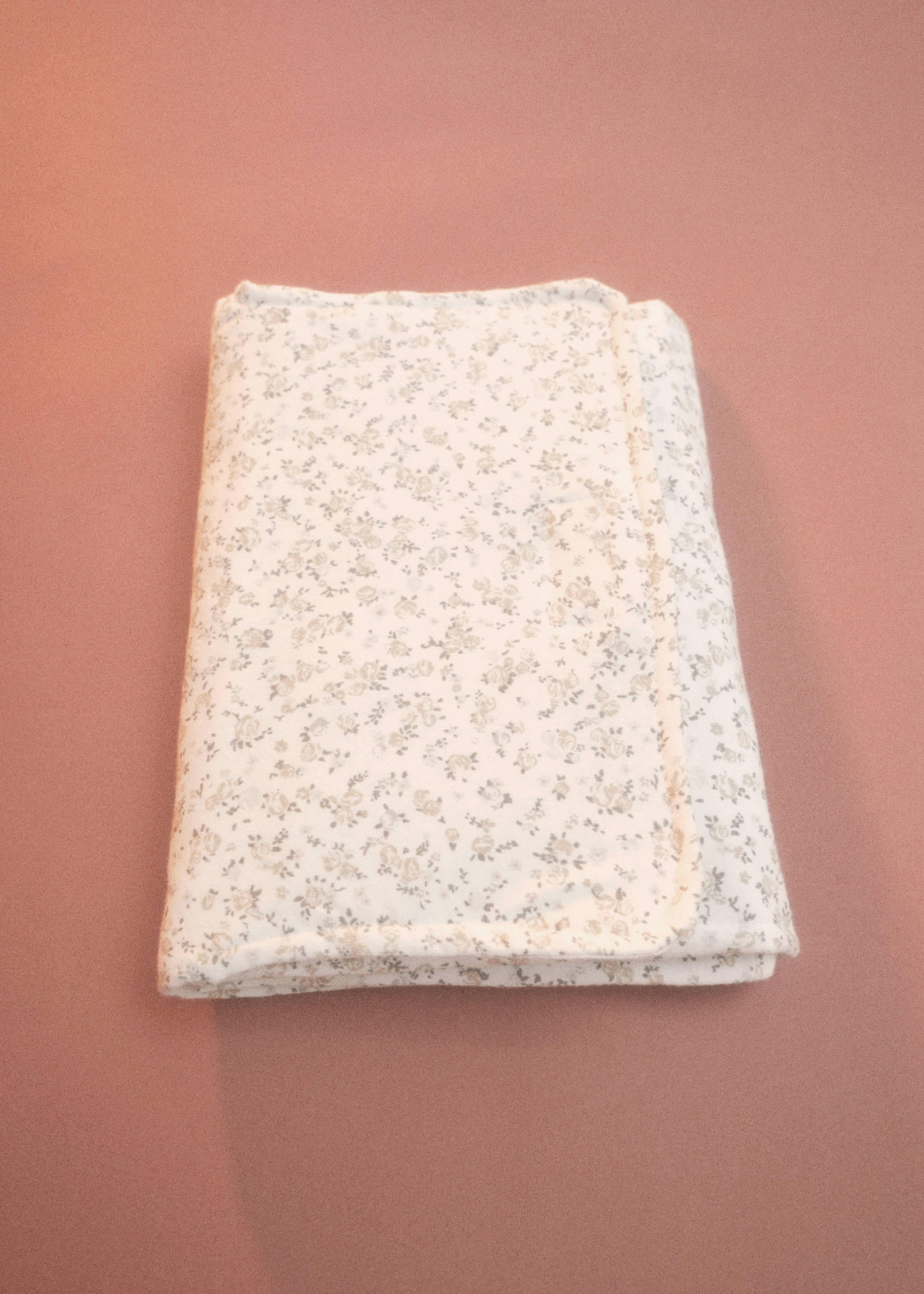 Tapis à langer portable enfant coton imprimé mini fleur - Détail de l'article 6