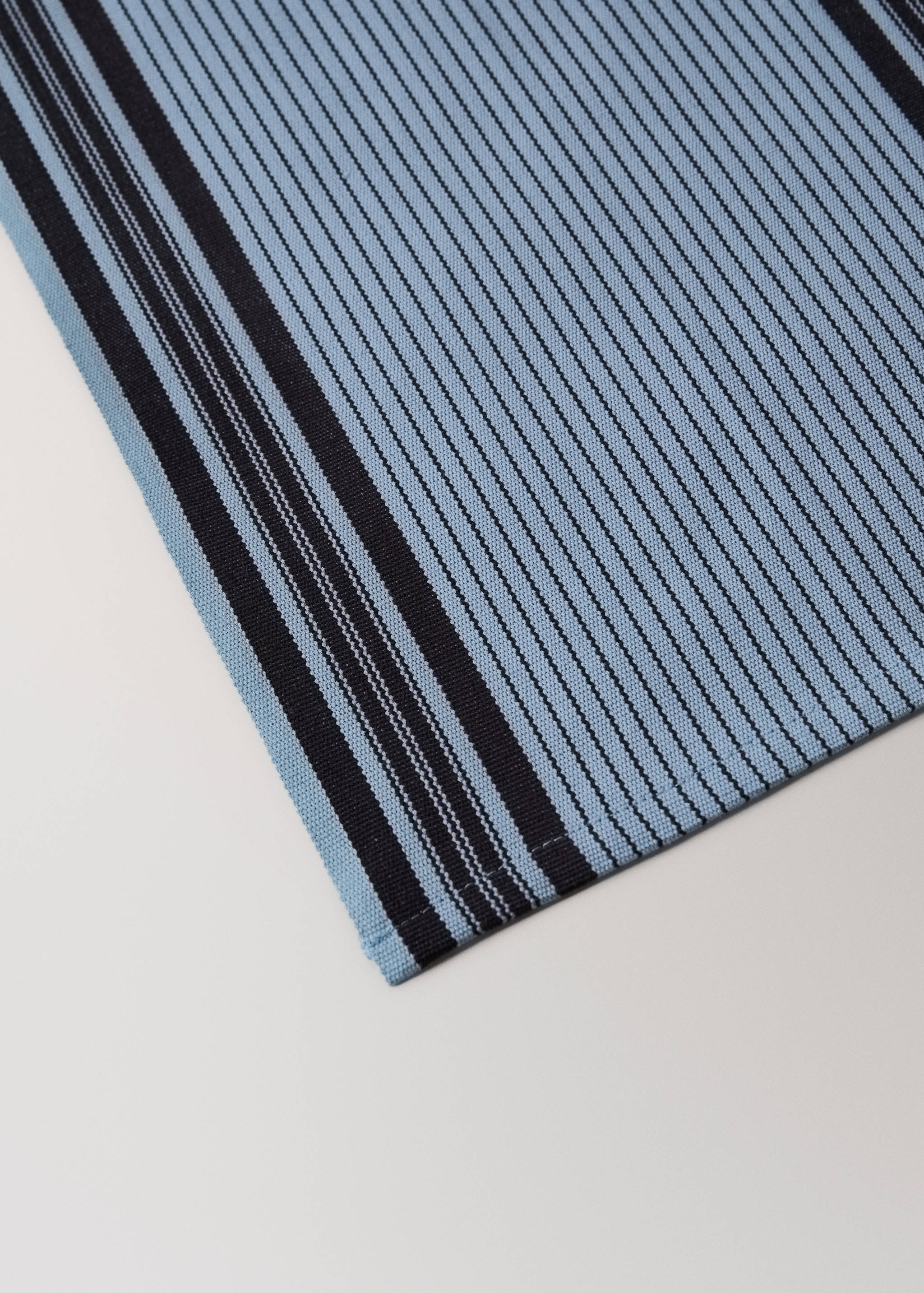 Cotton yarn-dyed striped placemat - Details of the article 2
