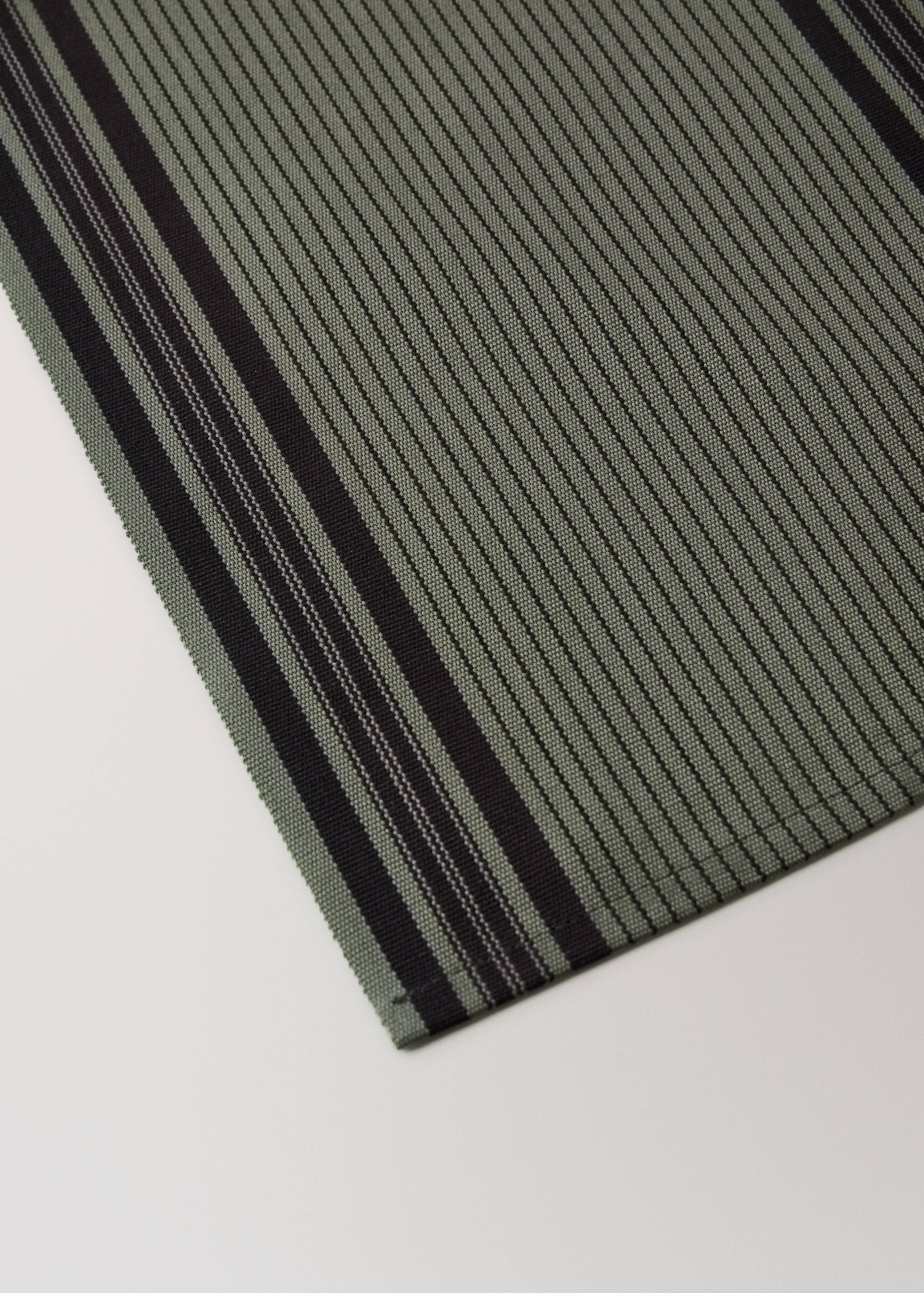 Cotton yarn-dyed striped placemat - Details of the article 2