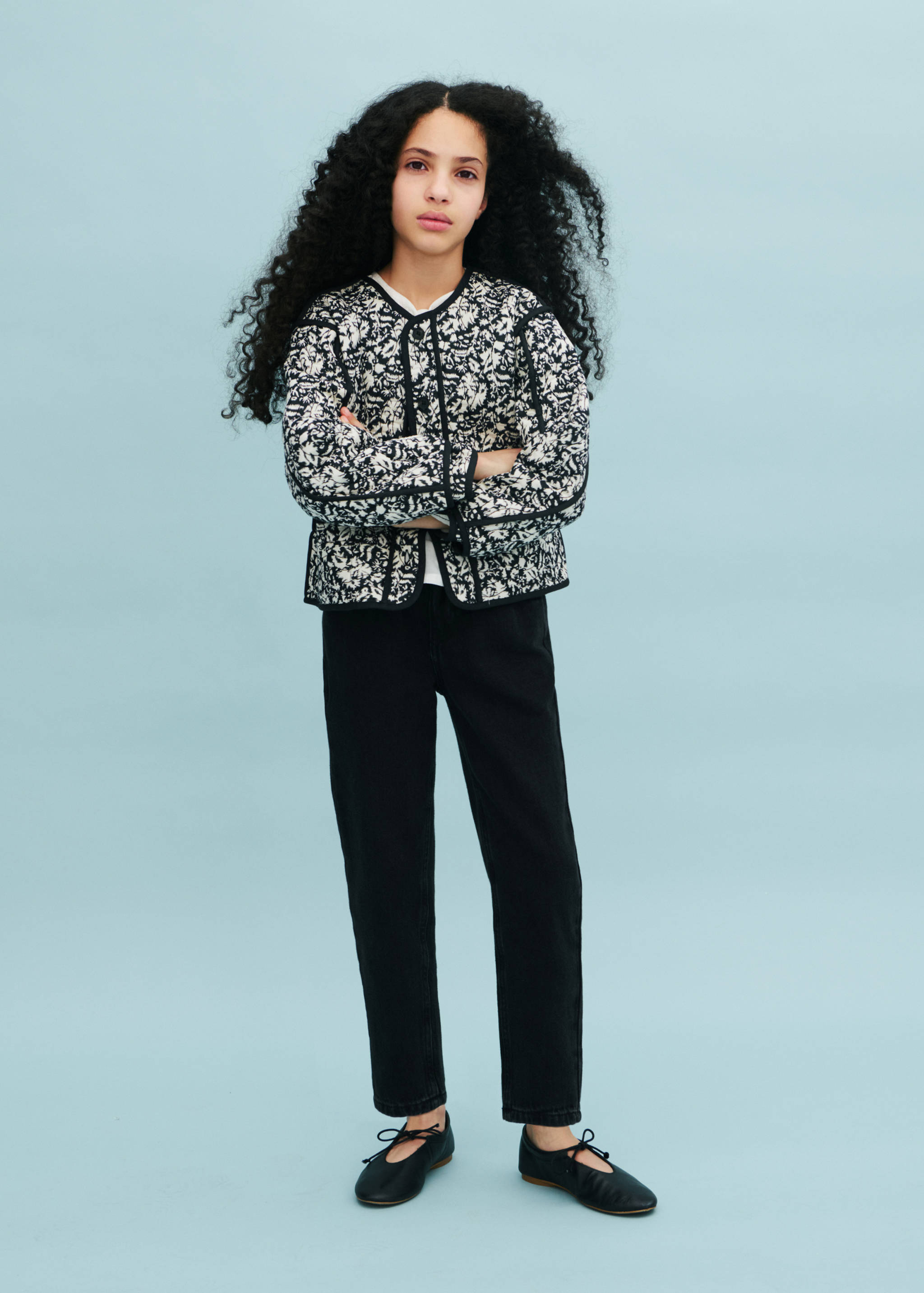 Printed quilted jacket - Details of the article 5