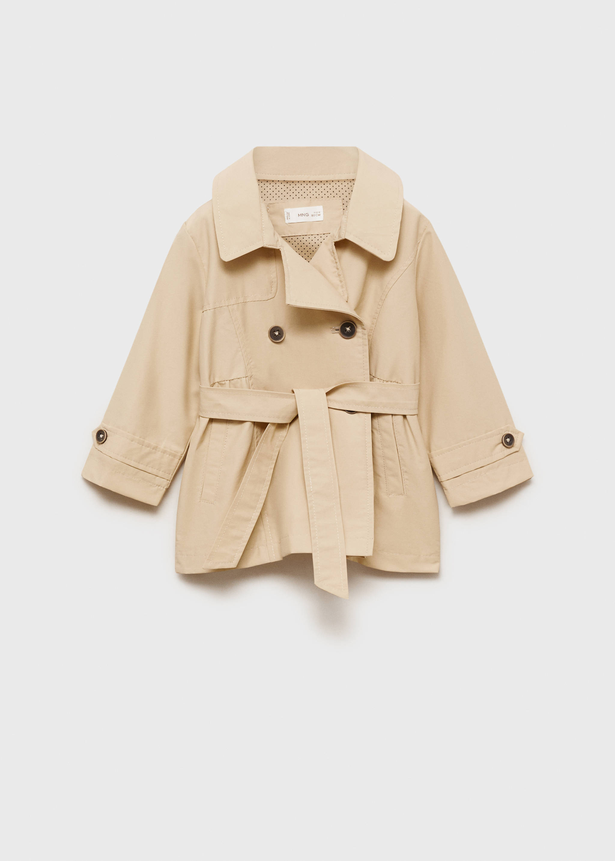 Buttons trench waistcoat - Article without model