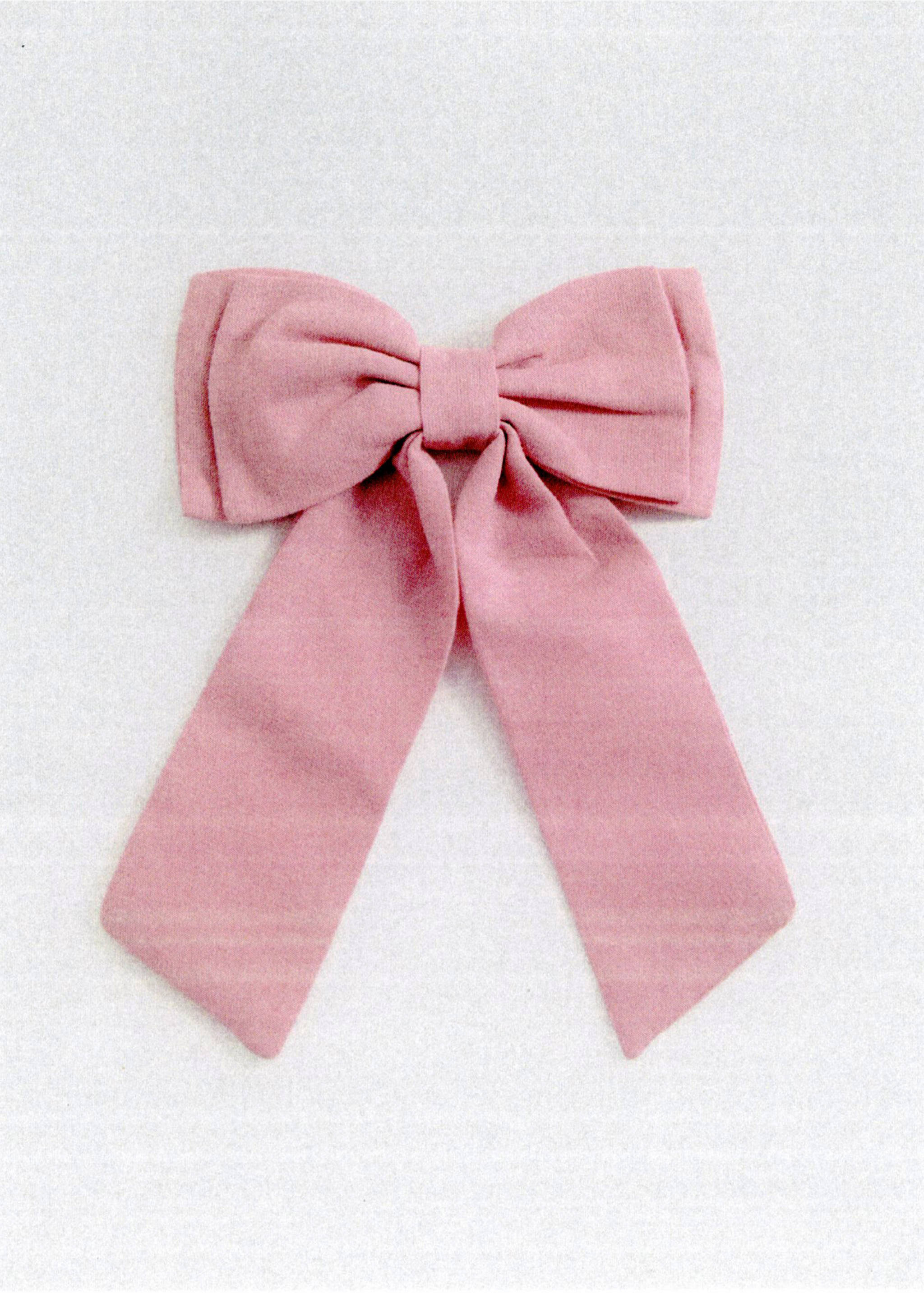 Barrette à cheveux nœud - Détail de l'article 5, Rose pâle. Ref: 87053640-00.