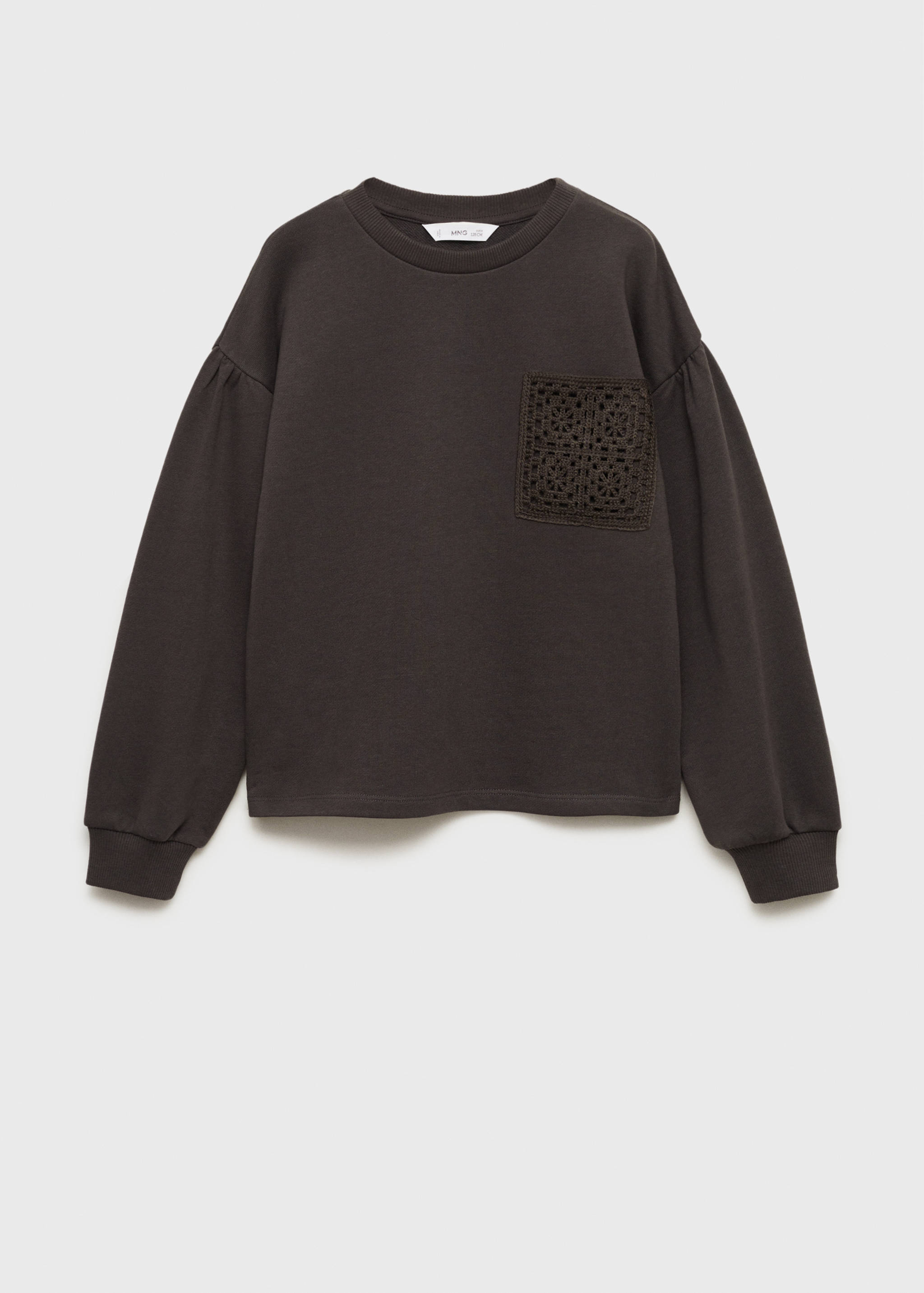 Tığ detaylı sweatshirt - Modelsiz ürün