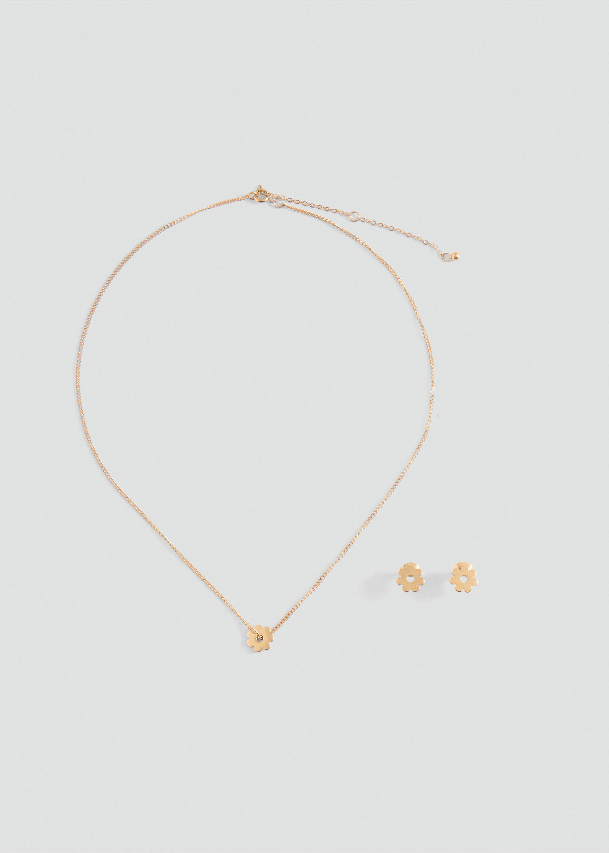 Necklace and earrings set - Article without model, Gold. Ref: 87053651-00.