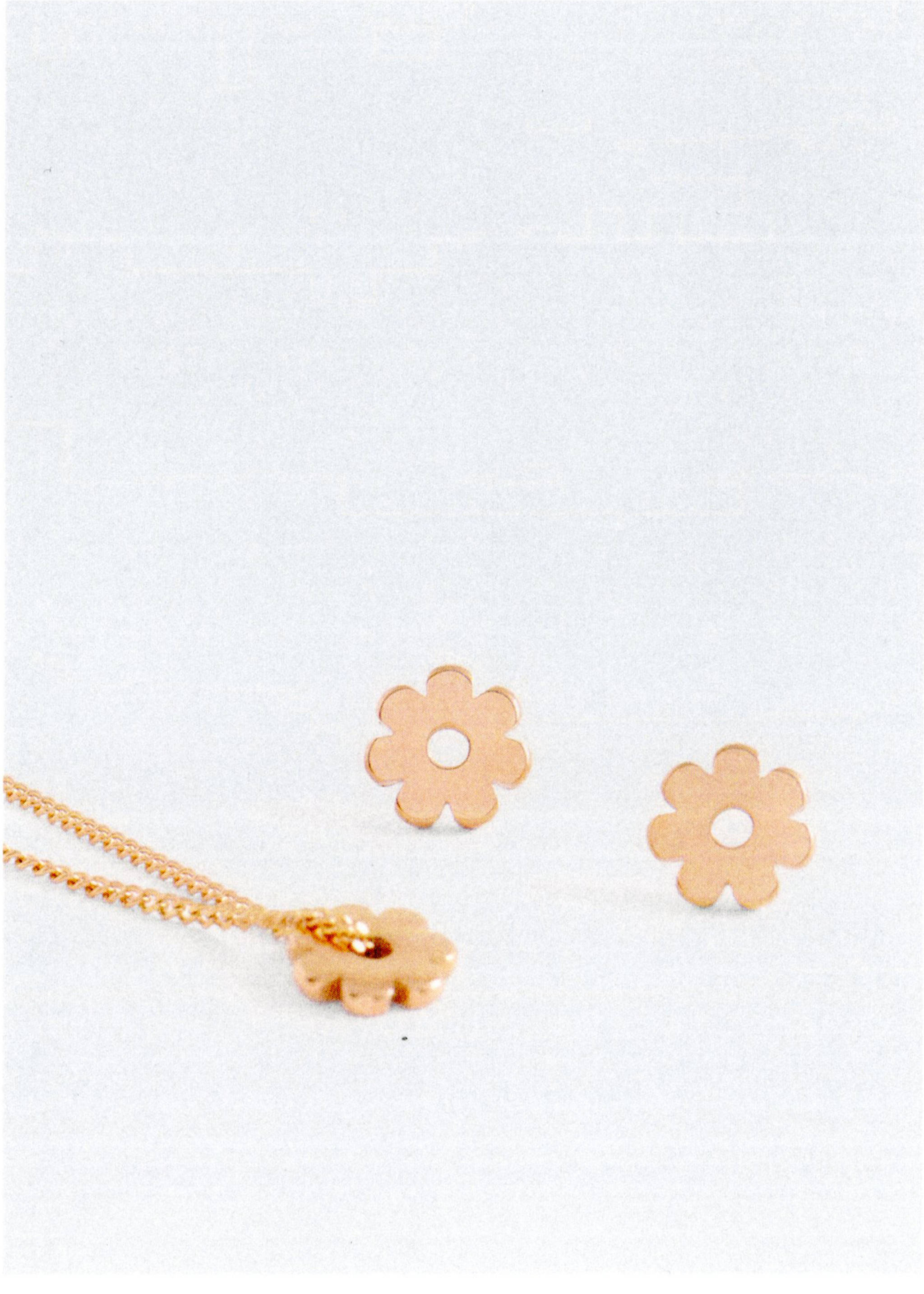 Necklace and earrings set - Details of the article 5, Gold. Ref: 87053651-00.