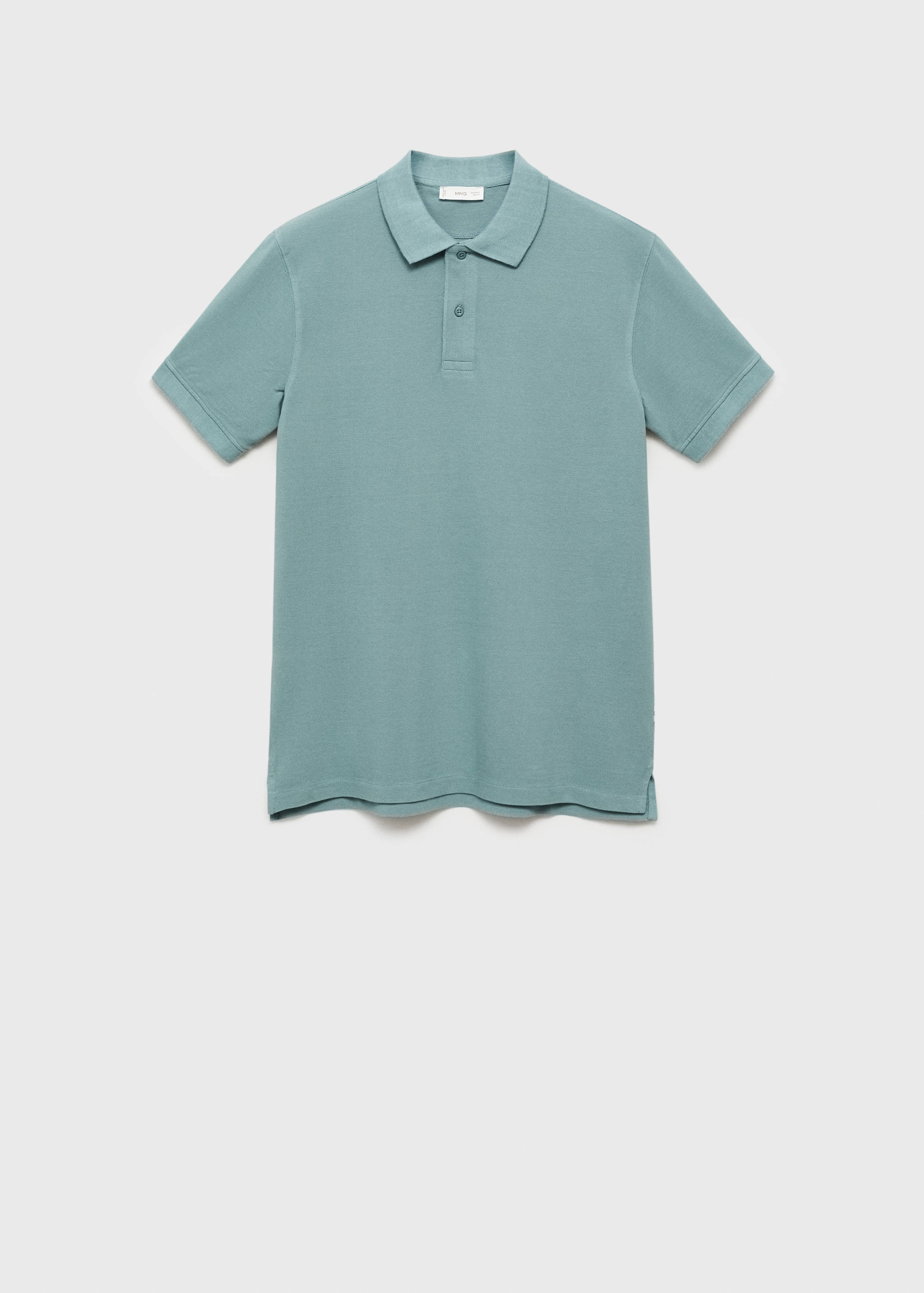 Pamuklu pike polo gömlek - Modelsiz ürün