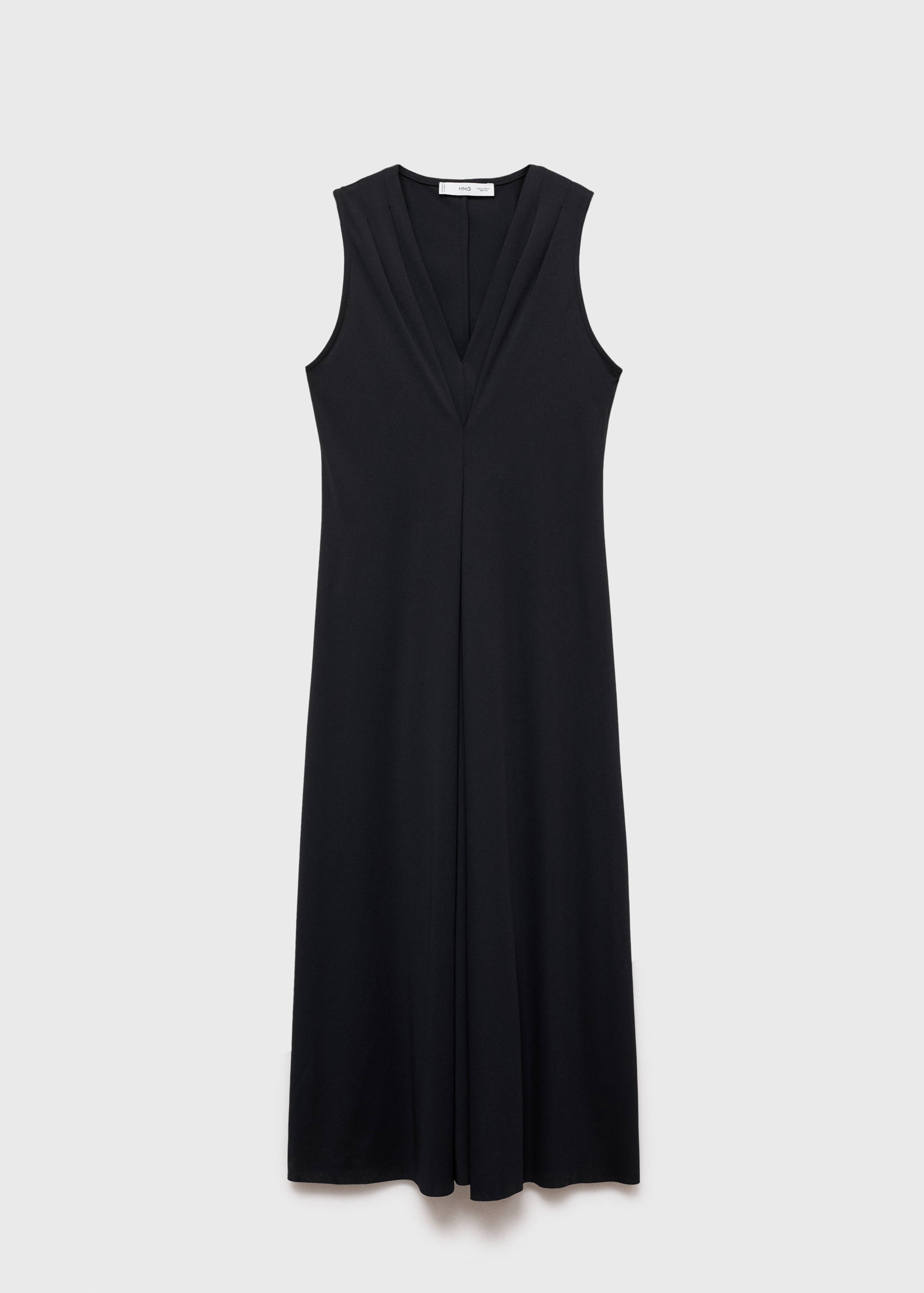 V-neck knitted dress - Article without model