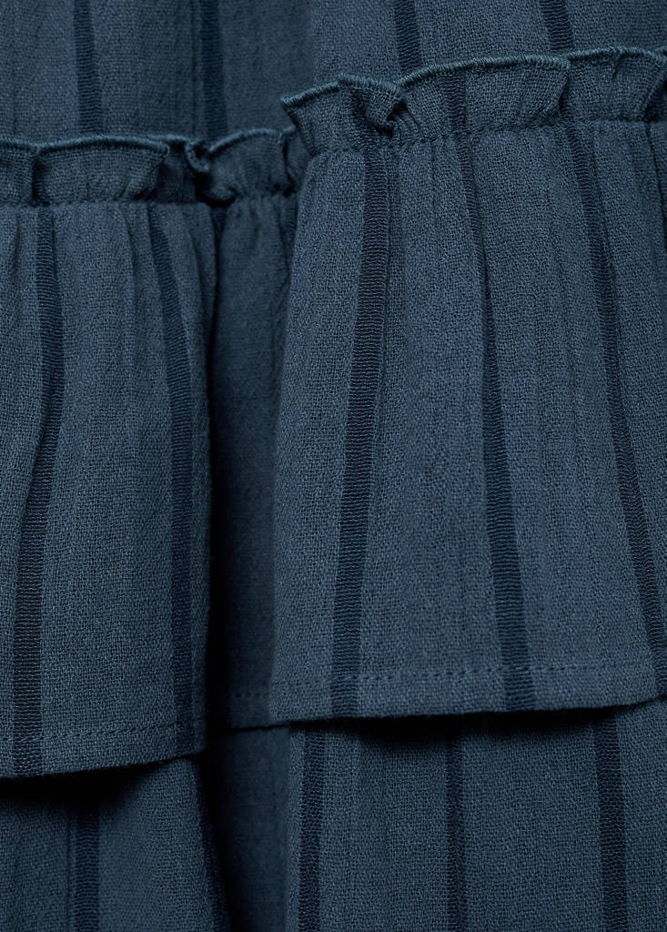 Short flared skirt — Dark Navy