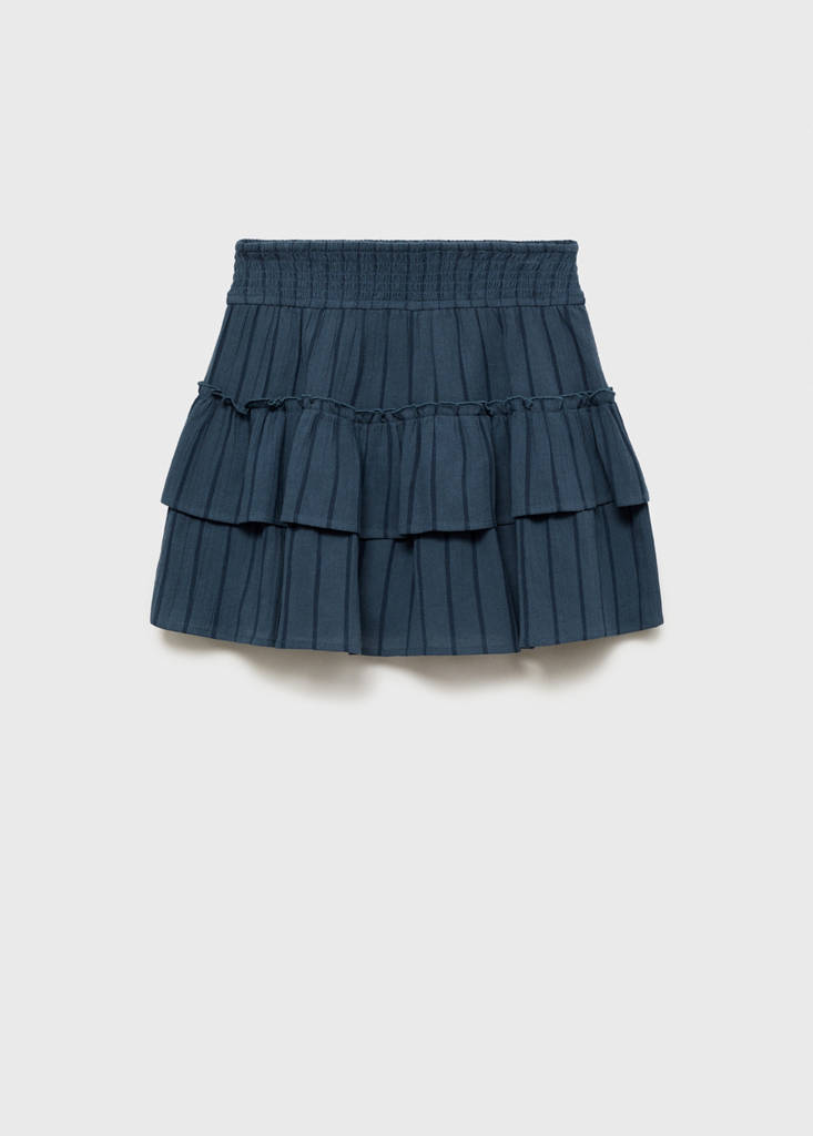 Short flared skirt — Dark Navy