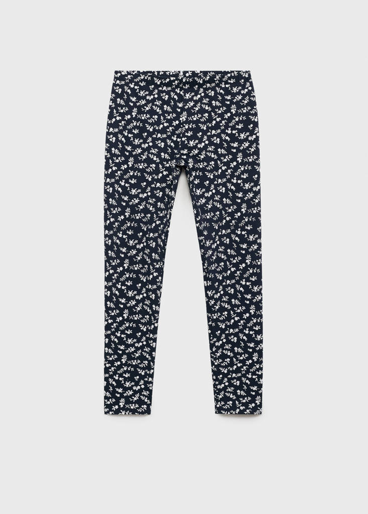 MANGO KIDS - Leggings imprimés bleu marine foncé - 5 - Fille