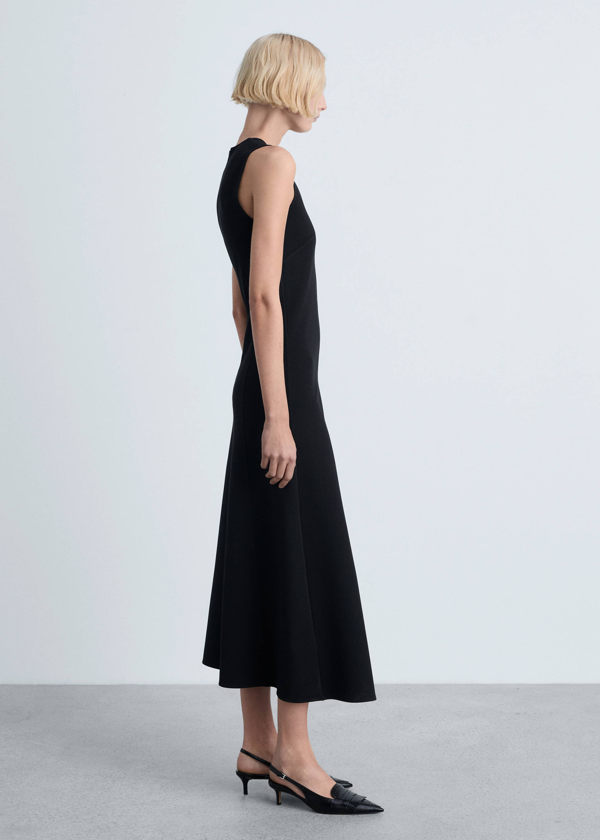 Flared midi-dress - General plane
