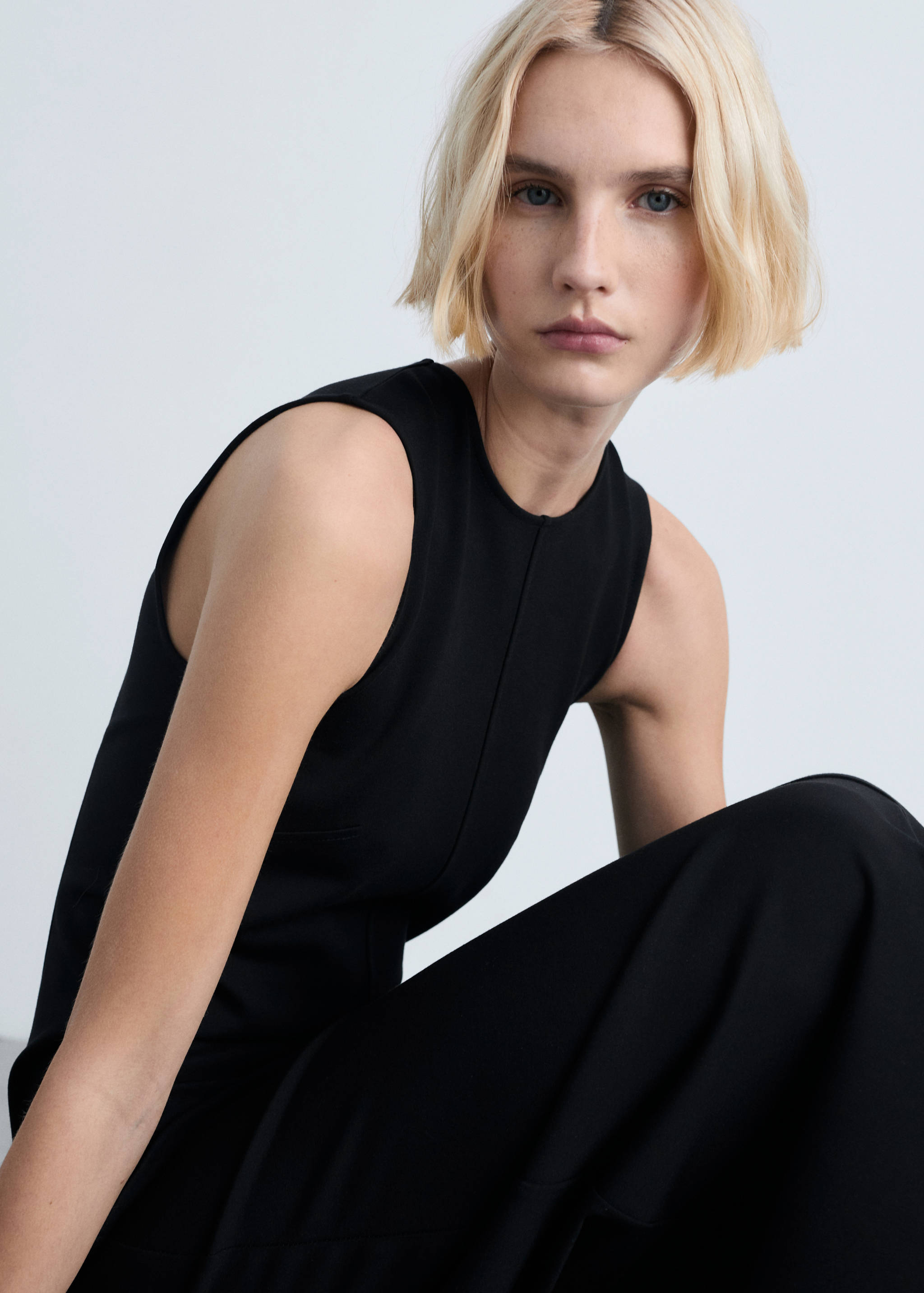 Flared midi-dress - Details of the article 1