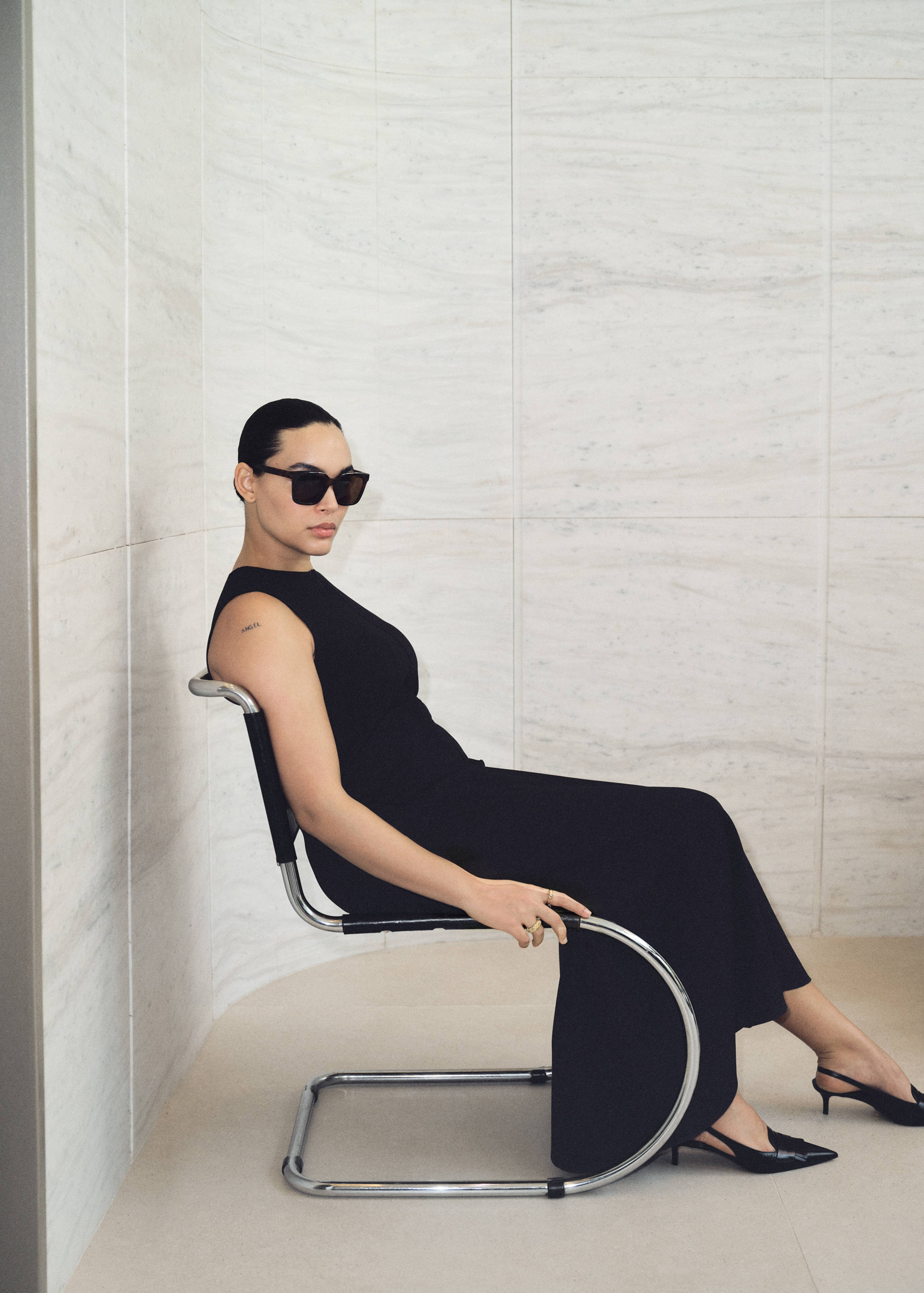 Flared midi-dress - Details of the article 6