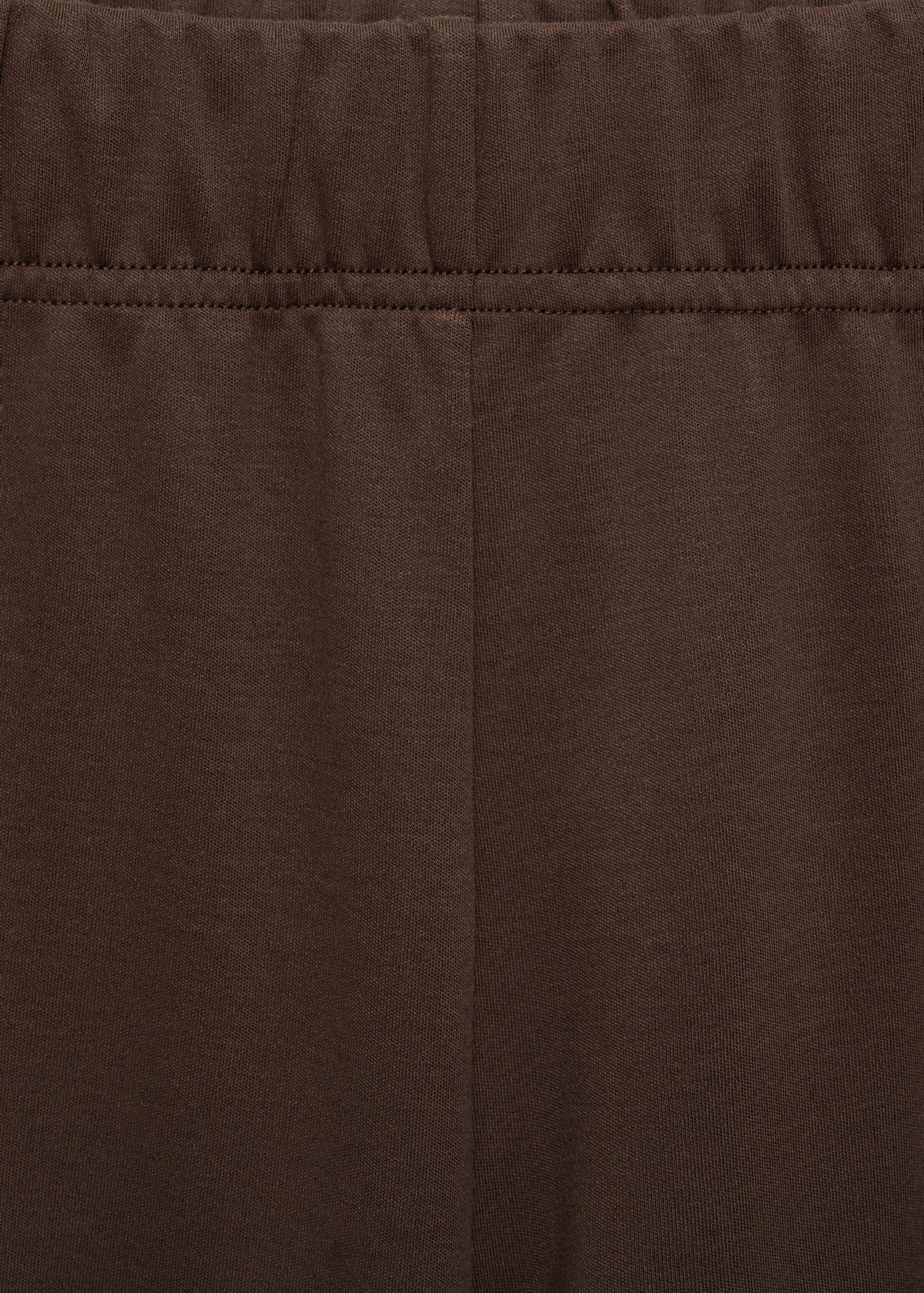 Plain cotton pyjama trousers - Details of the article 8