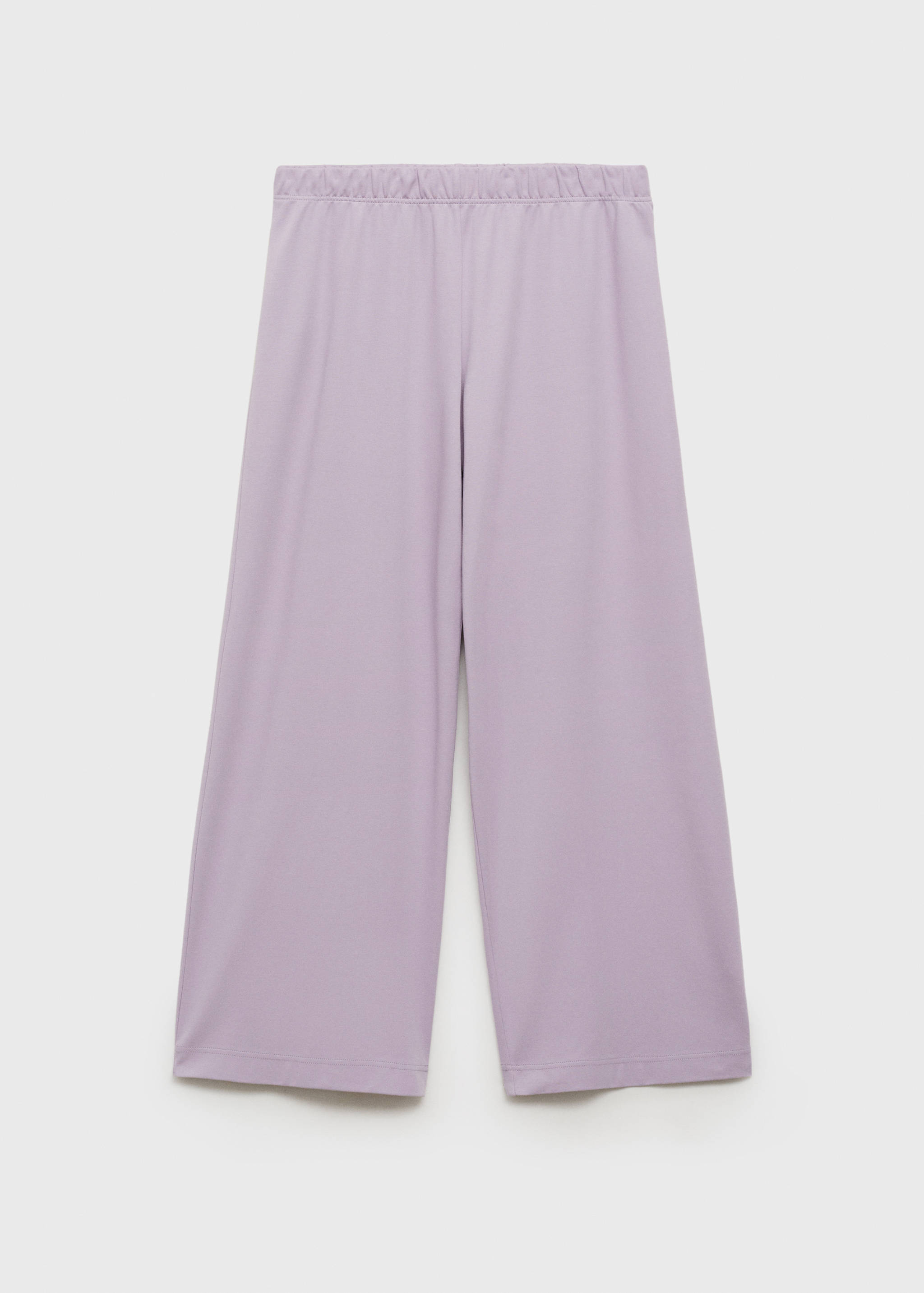 Plain cotton pyjama trousers - Article without model