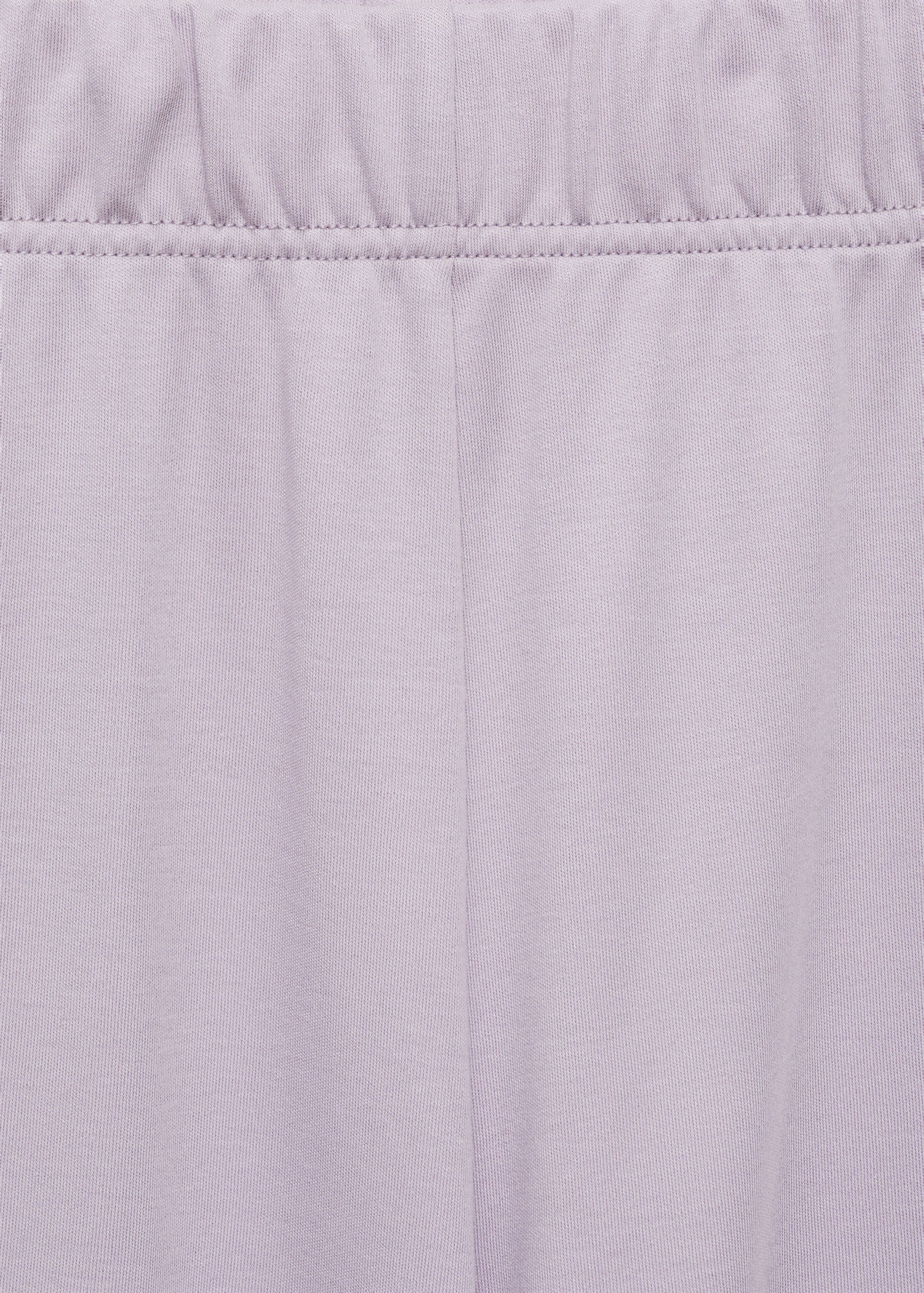 Plain cotton pyjama trousers - Details of the article 8