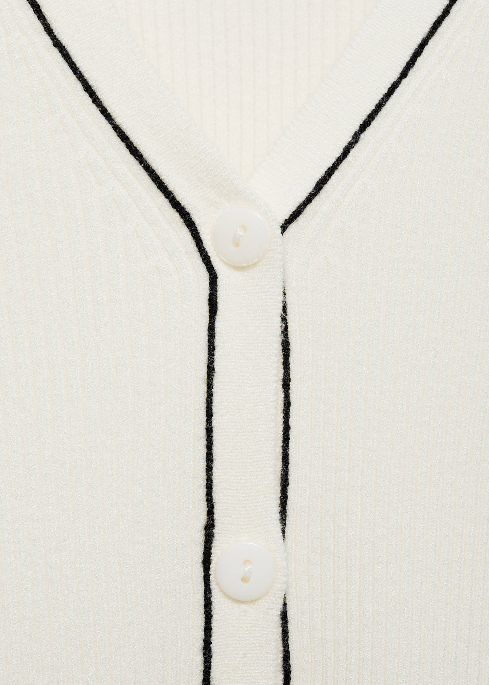 V-neck knitted cardigan - Details of the article 8