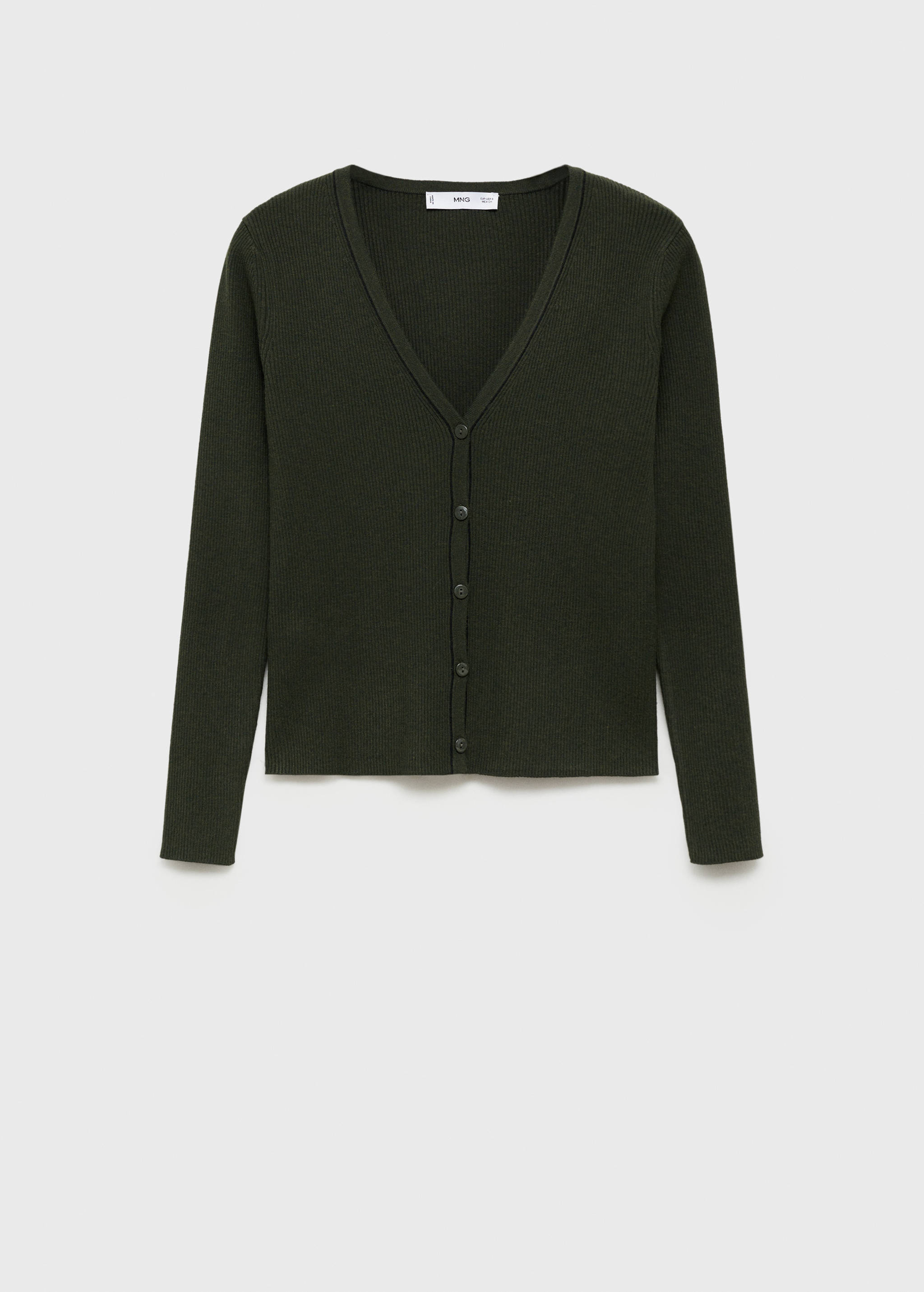 V-neck knitted cardigan - Article without model