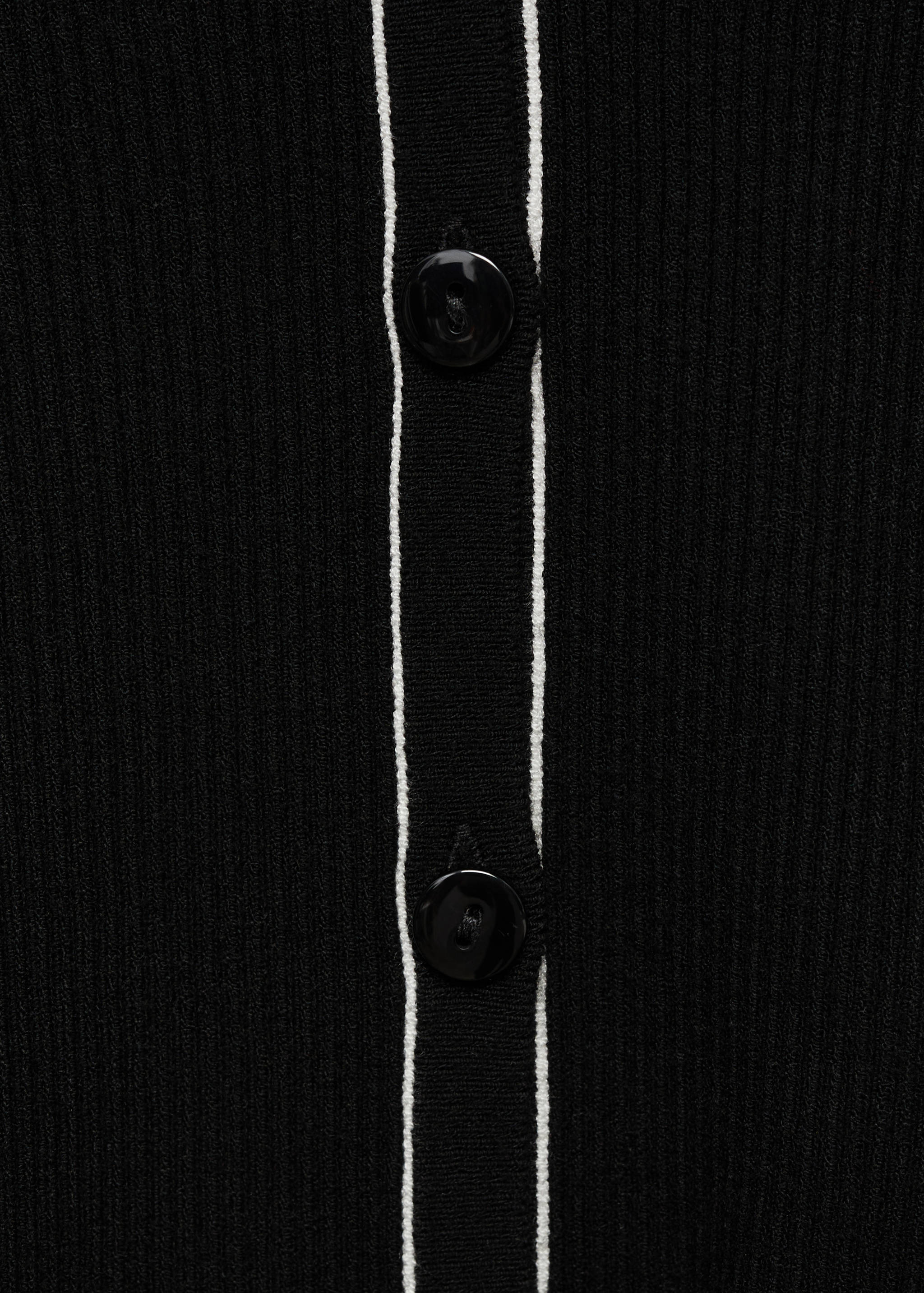 V-neck knitted cardigan - Details of the article 0