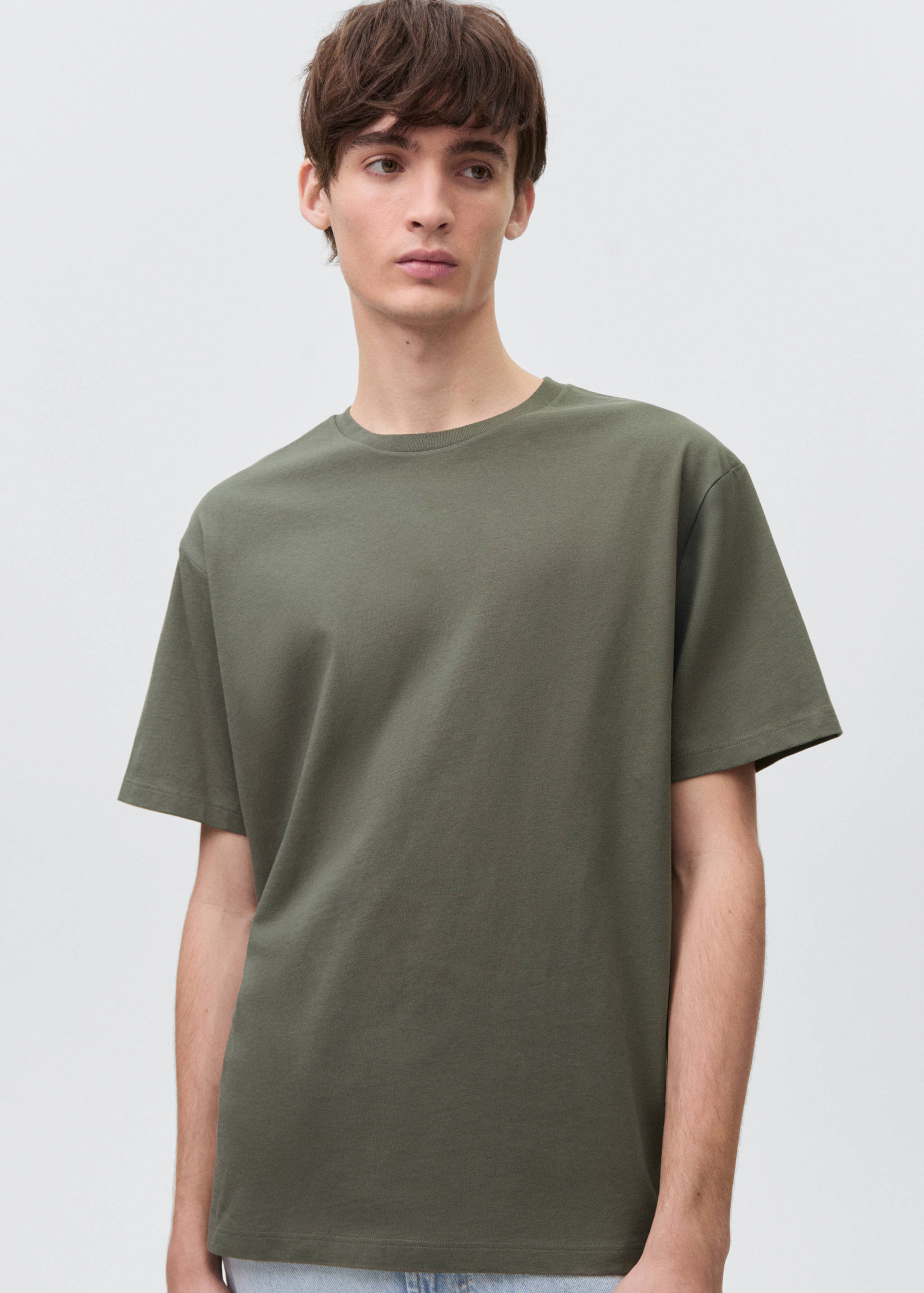 Essential cotton T-shirt - Medium plane
